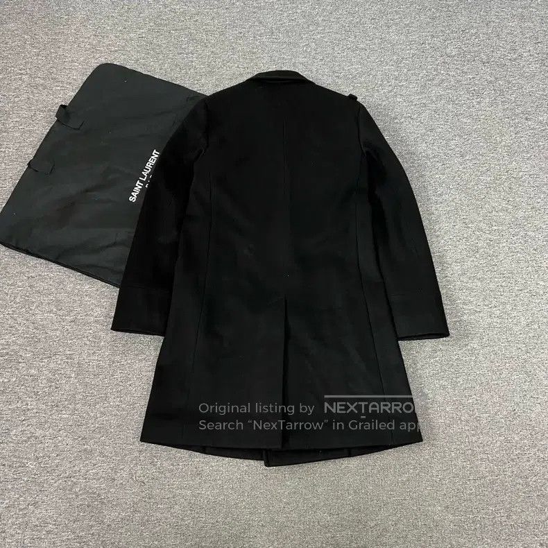Saint Laurent Paris Saint Laurent Paris Double-breasted anchor gun collar navy Size M / US 6-8 / IT 42-44 - 2 Thumbnail