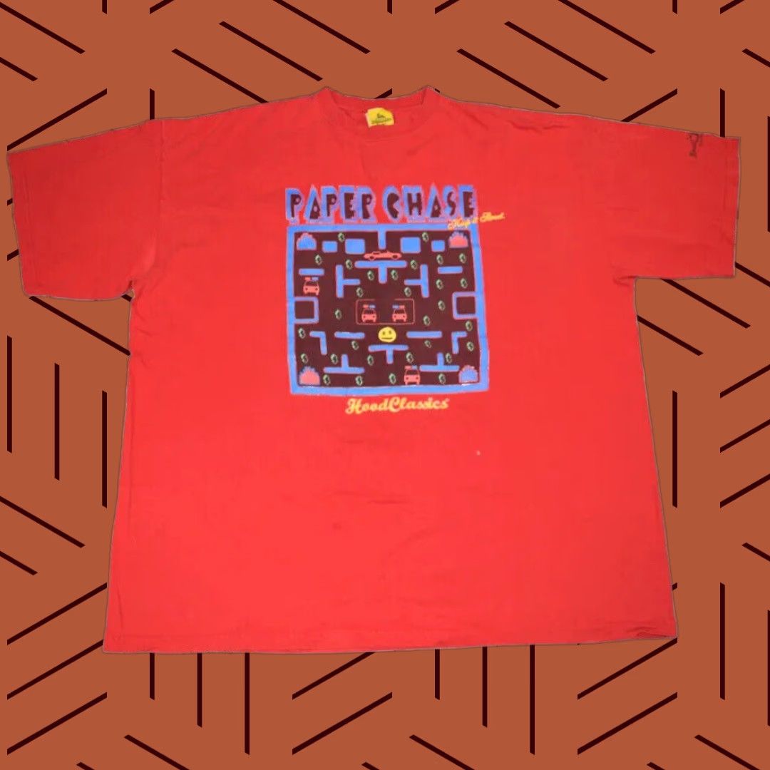 Vintage VINTAGE HOOD CLASSICS RAP TEE T-SHIRT 4XL RED Y2K PAC-MAN HIP HOP MENS Size US XXL / EU 58 / 5 - 1 Thumbnail