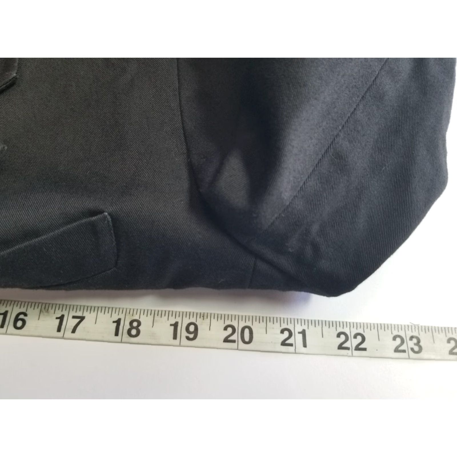 Vintage VINTAGE Herman Geist Blazer Jacket Women Size 10 Black Cotton One Button Jacket Women 10 Black Vintage Size L / US 10 / IT 46 - 4 Thumbnail