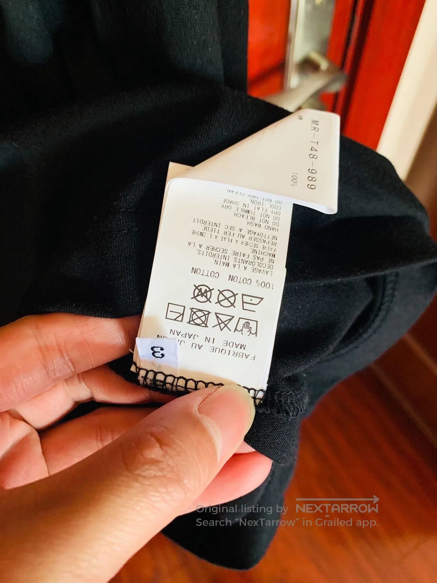 Yohji Yamamoto Yohji Yamamoto Short Sleeve T. Size US L / EU 52-54 / 3 - 7 Thumbnail