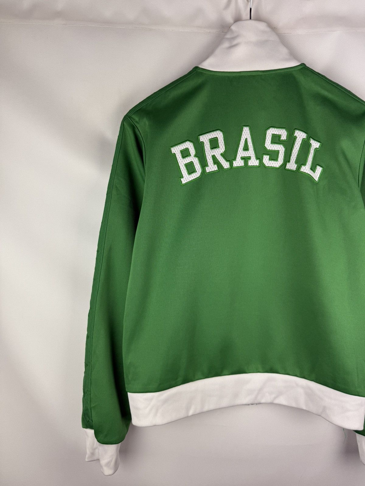 Nike Nike Brazil Vintage Soccer Track Top Jacket Size M Size US M / EU 48-50 / 2 - 16 Thumbnail
