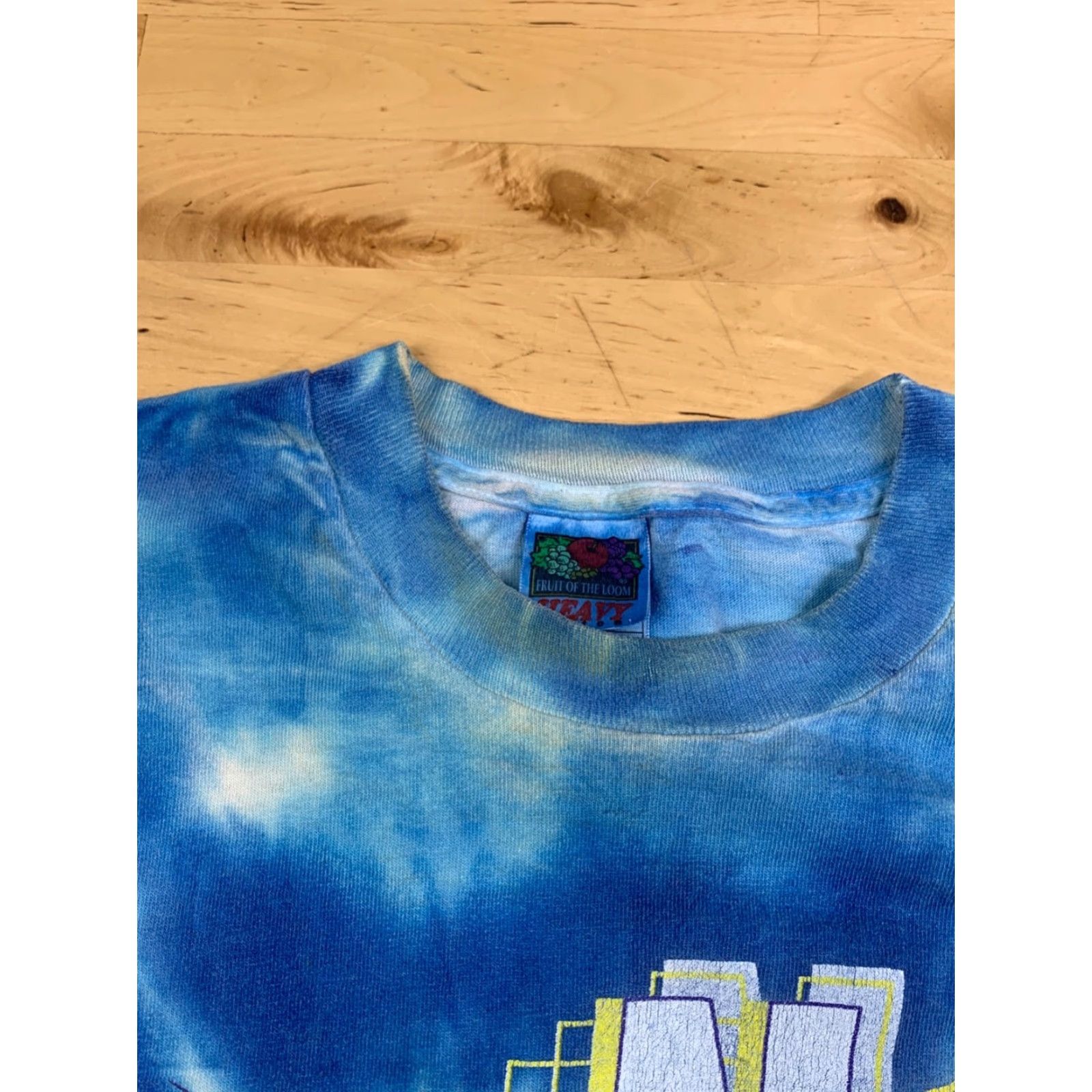 Fruit Of The Loom VINTAGE Tweety Bird Shirt Mens L Blue Tie Dye Not in this Lifetime Y2K 12353 Size US L / EU 52-54 / 3 - 3 Thumbnail