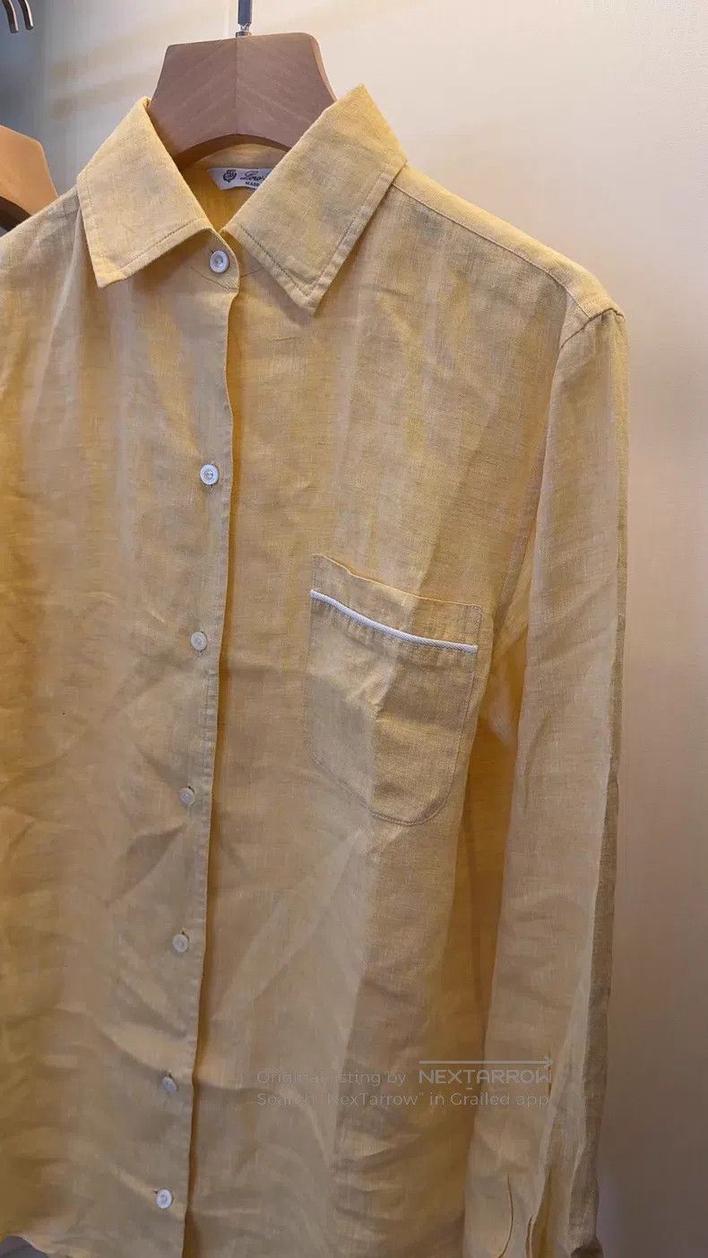 Loro Piana Loro Piana 100% linen shirt Size XS / US 0-2 / IT 36-38 - 2 Thumbnail