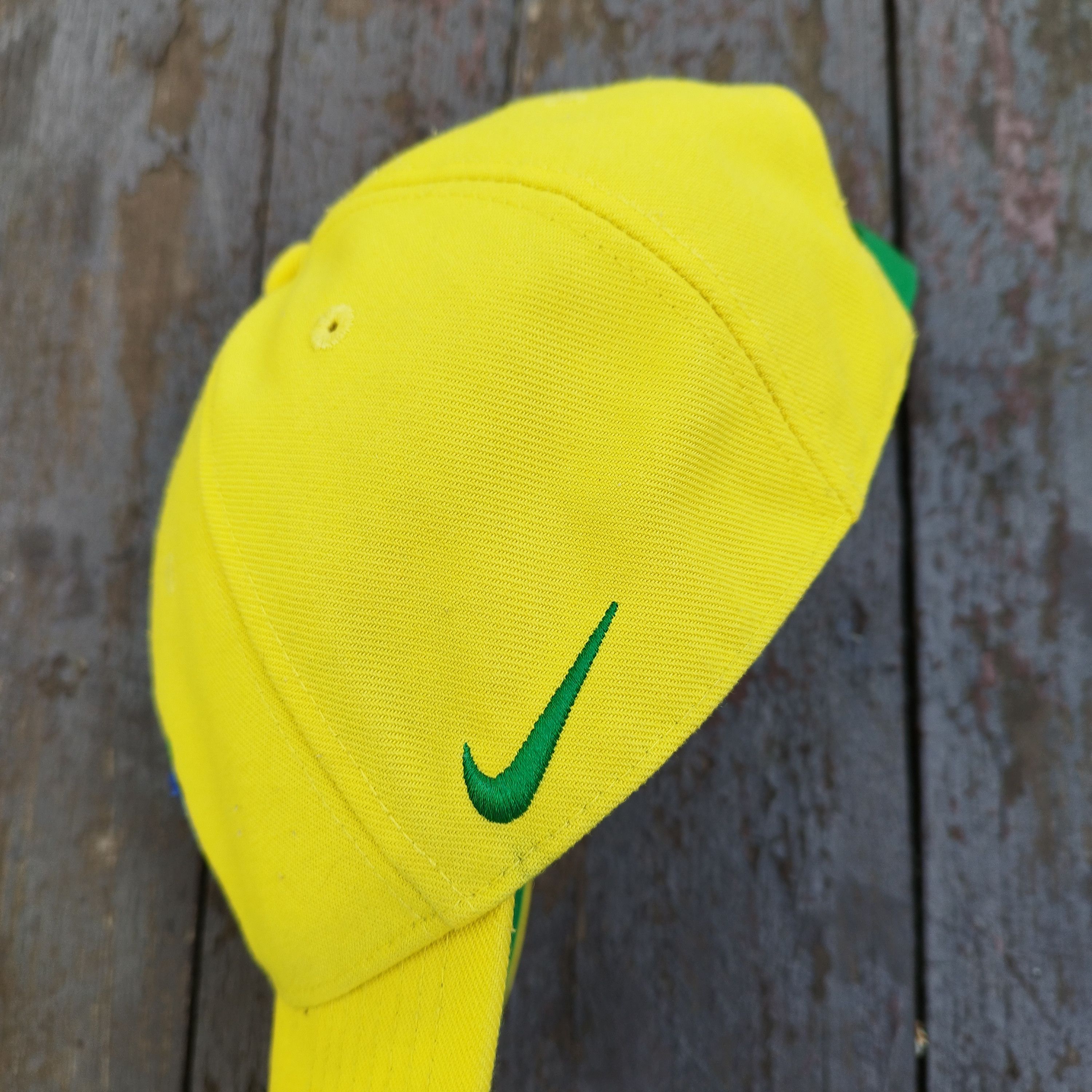Nike Vintage Nike Brazil National Football Team Adjustable Cap Size ONE SIZE - 4 Thumbnail