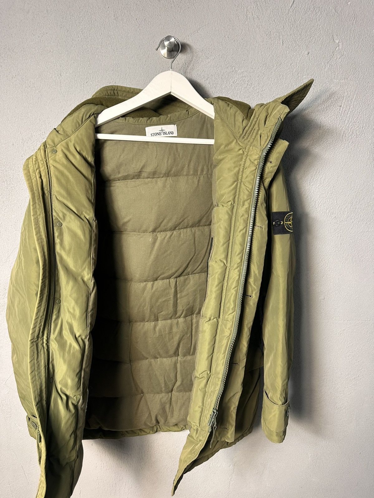 Stone Island Parka Stone Island Micro Reps Down Size M Olive Size US M / EU 48-50 / 2 - 11 Thumbnail