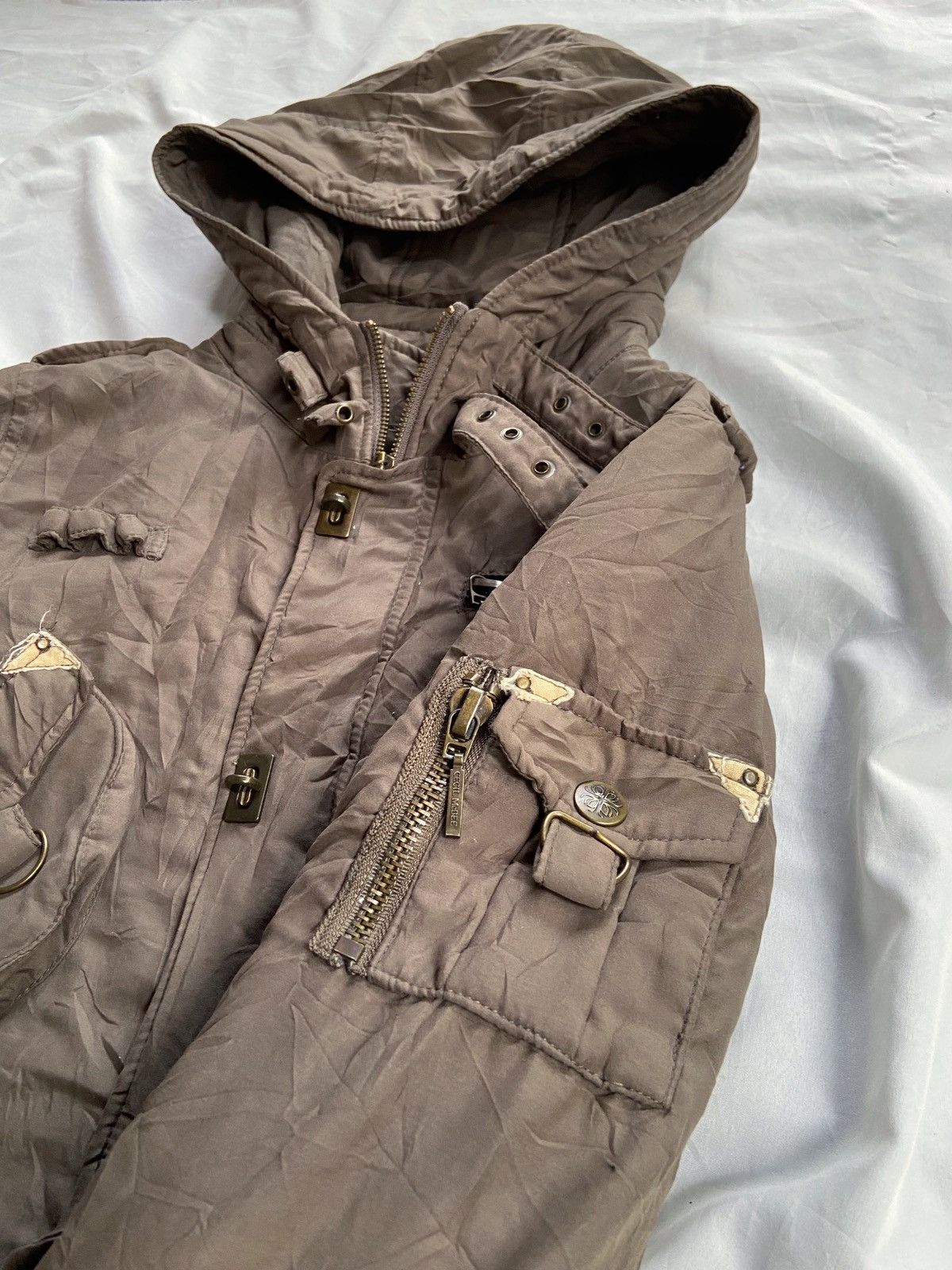 Japanese Brand CECIL MCBEE BONDAGE MULTIPOCKETS ZIP JACKET Size US S / EU 44-46 / 1 - 7 Thumbnail