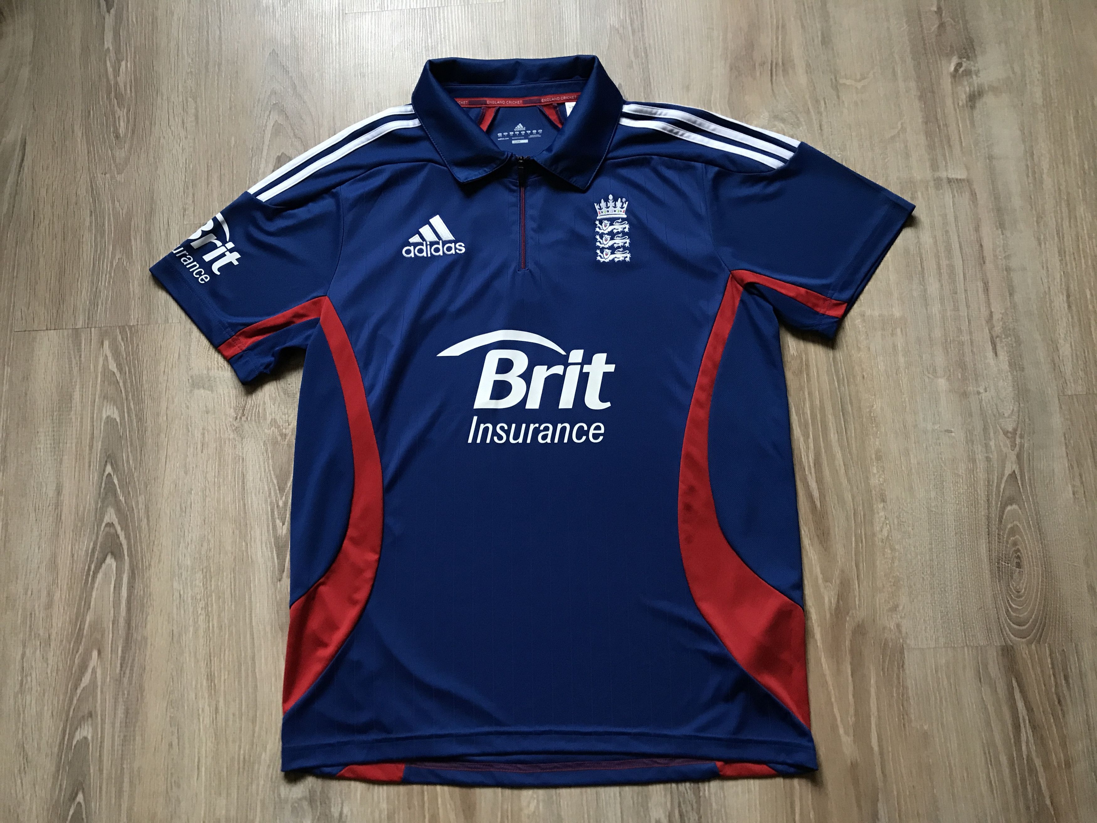 Adidas × Vintage Adidas England Cricket Nacional Team Jersey 2012 Size US L / EU 52-54 / 3 - 10 Thumbnail