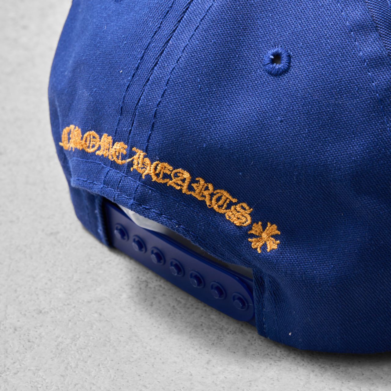 Chrome Hearts CHROME HEARTS CH Leather Patch Baseball Cap BLUE/ORANGE Size ONE SIZE - 4 Thumbnail