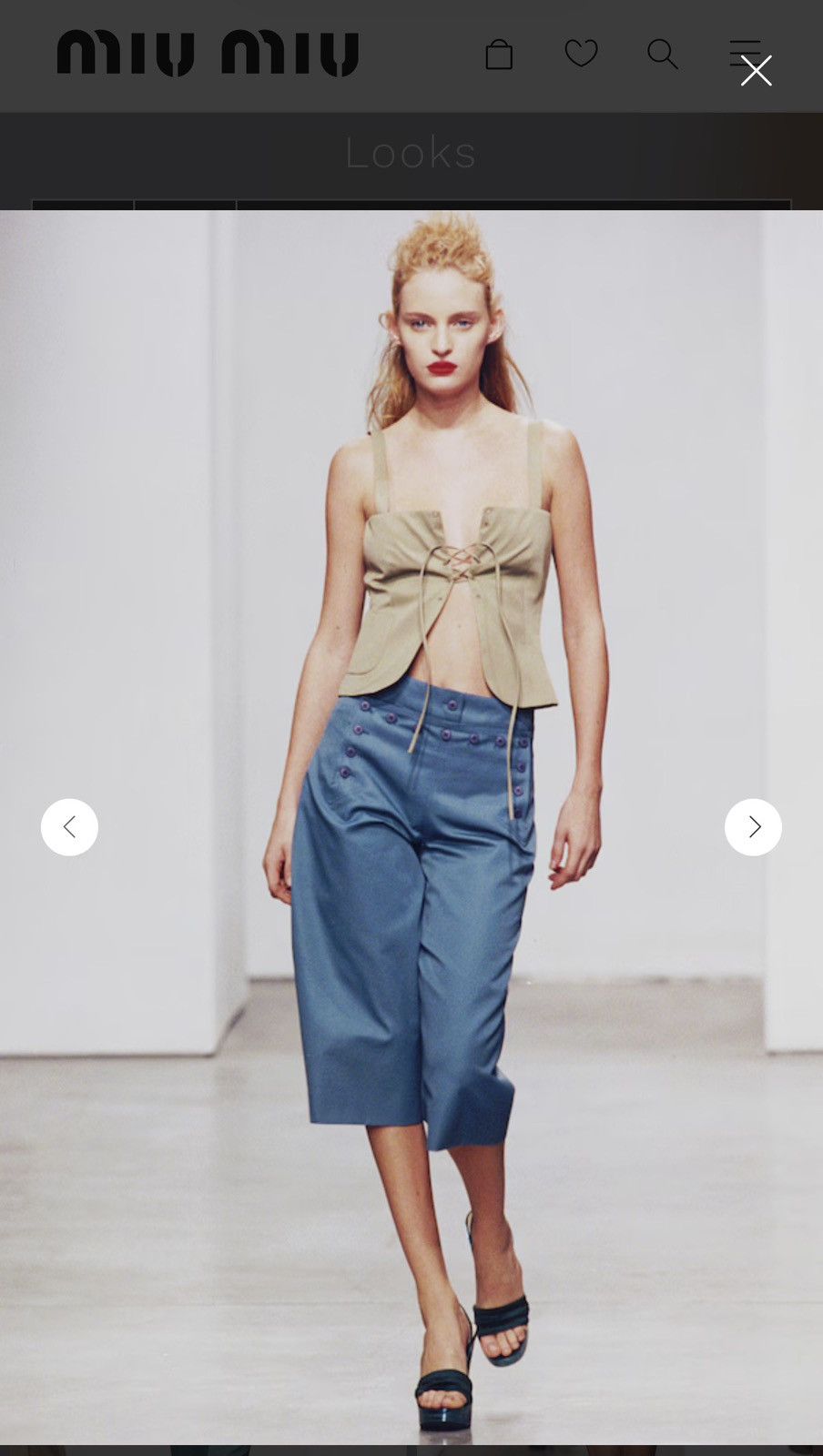 Miu Miu Miu Miu S/S1998 Runway Vest Size M / US 6-8 / IT 42-44 - 1 Thumbnail