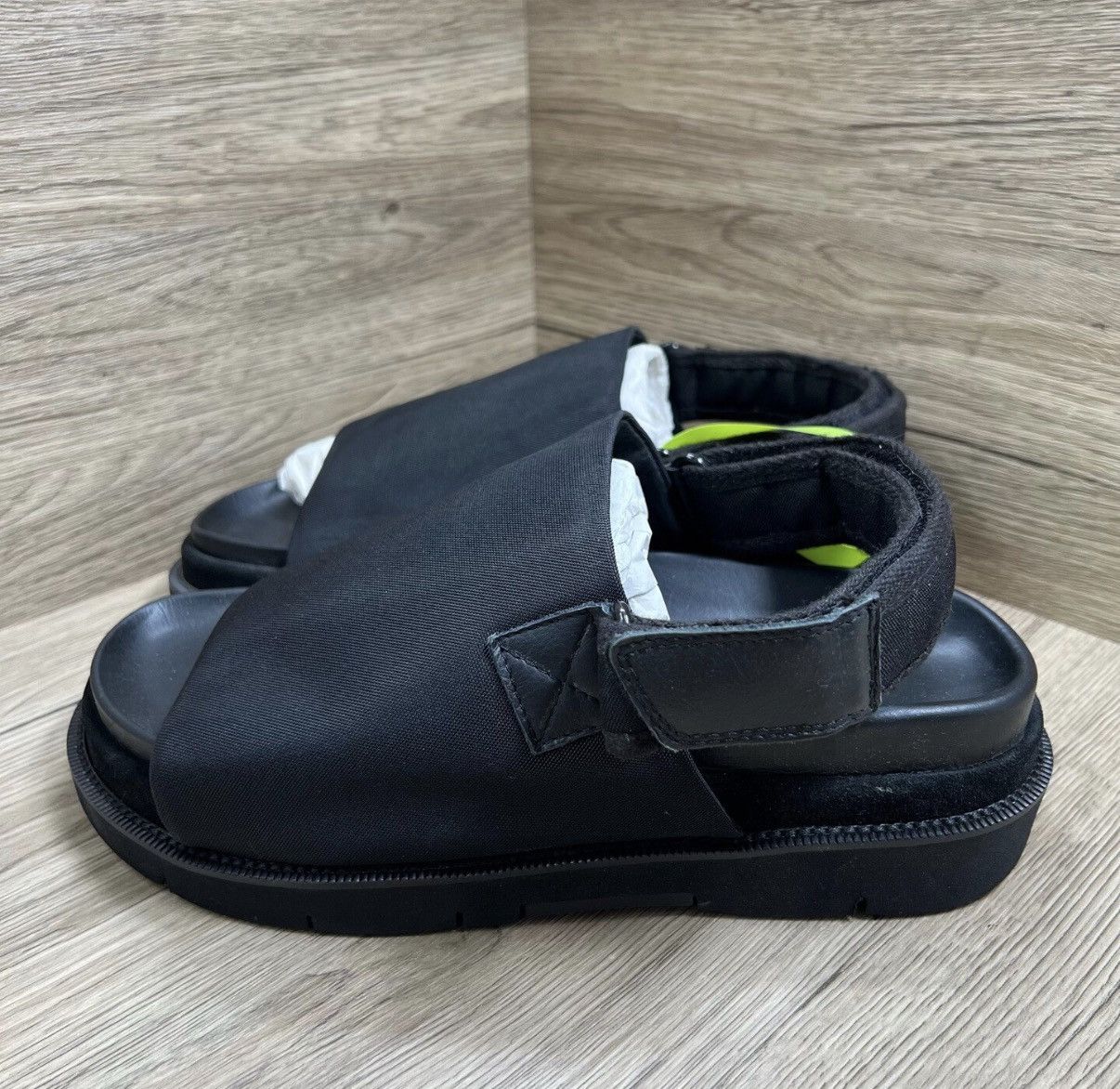 Maison Margiela Maison Margiela Black Strap Sandals J41 Size US 9.5 / EU 42-43 - 1 Thumbnail