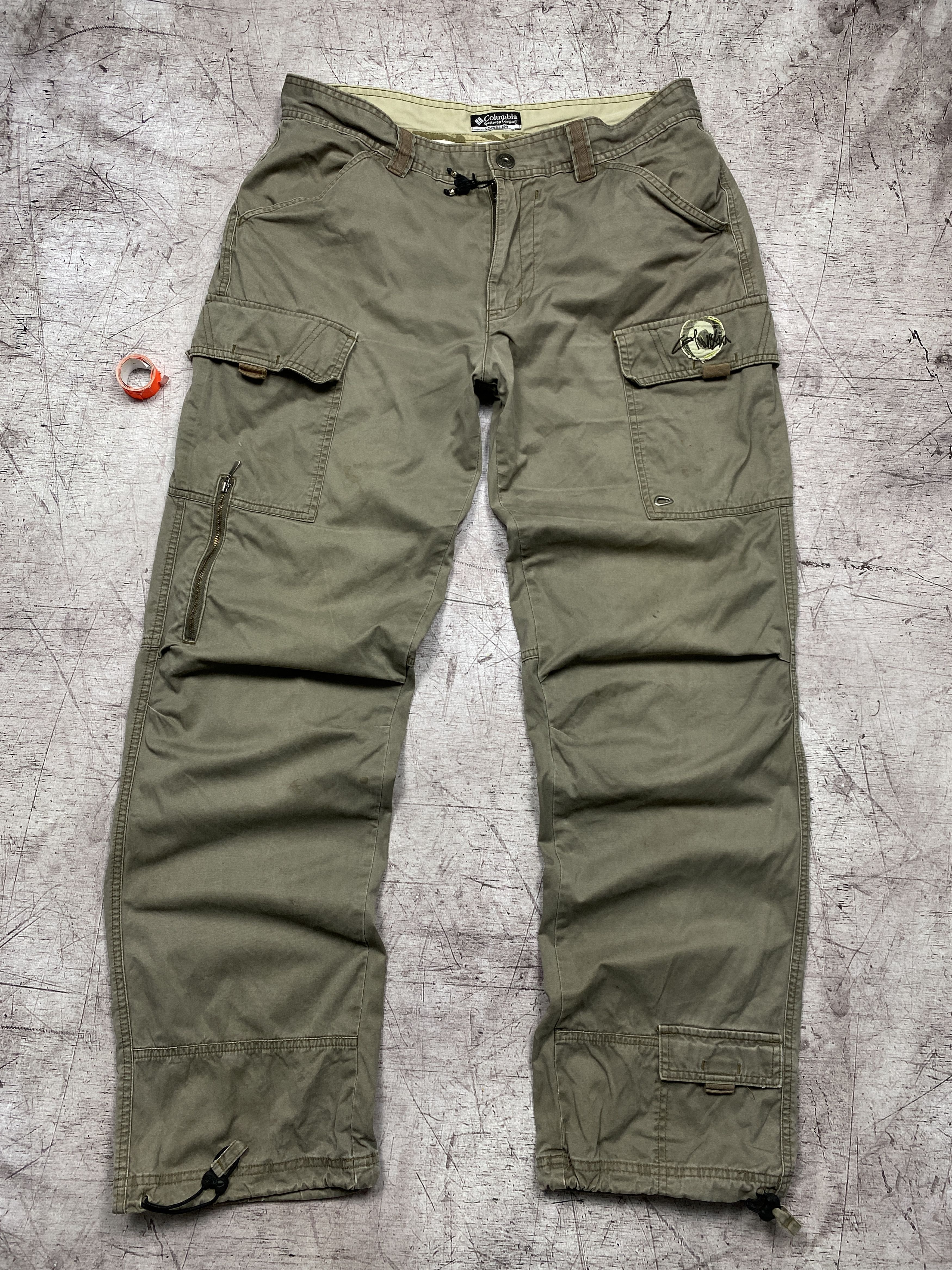 Columbia × Vintage Columbia Vintage Mens Cargo Multi Pockets Pants Size US 34 / EU 50 - 1 Thumbnail