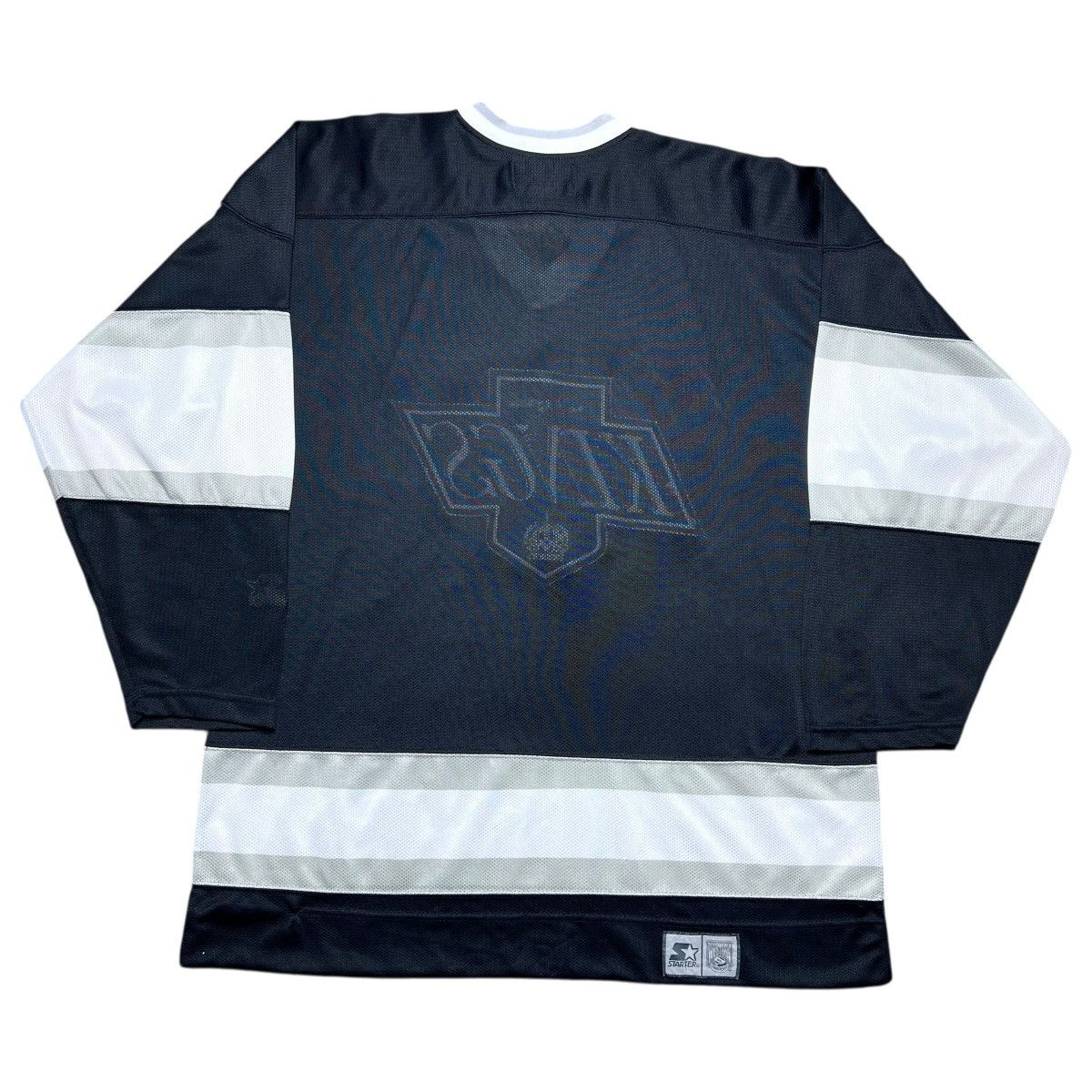 Starter 1990s NHL Los Angeles Kings Starter Black Spell Out Jersey Size US L / EU 52-54 / 3 - 3 Thumbnail