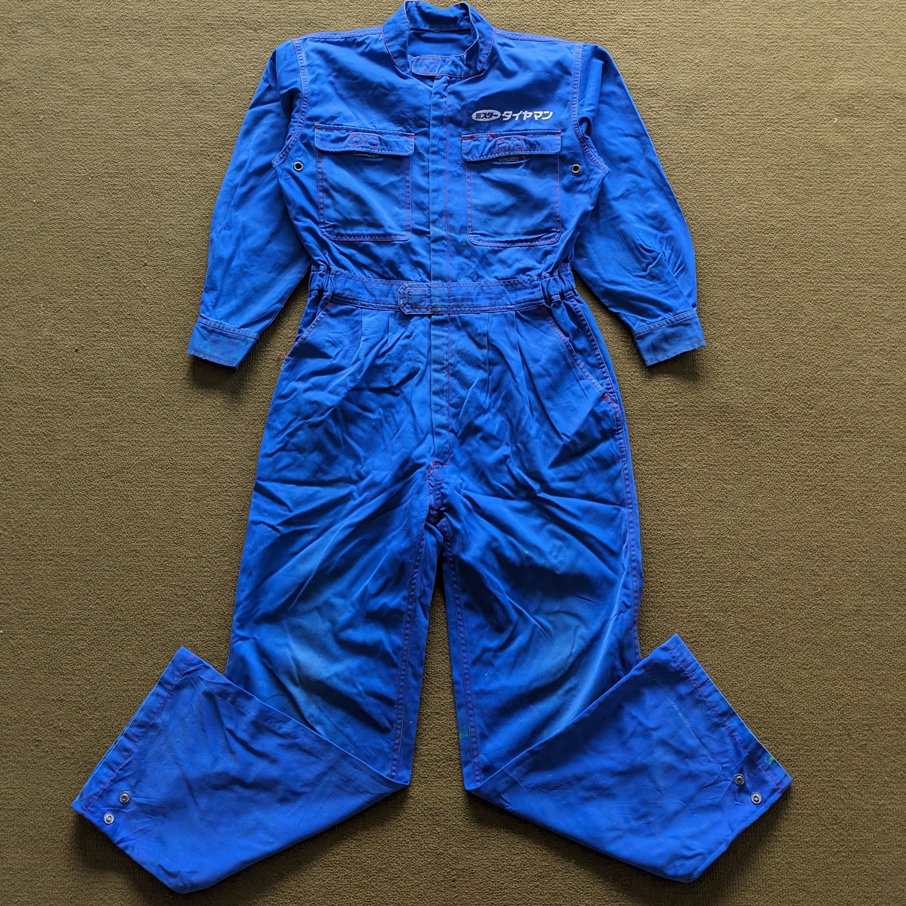 Vintage Vintage BRIDGESTONE Coverall Workwear Jacket Size US S / EU 44-46 / 1 - 3 Thumbnail