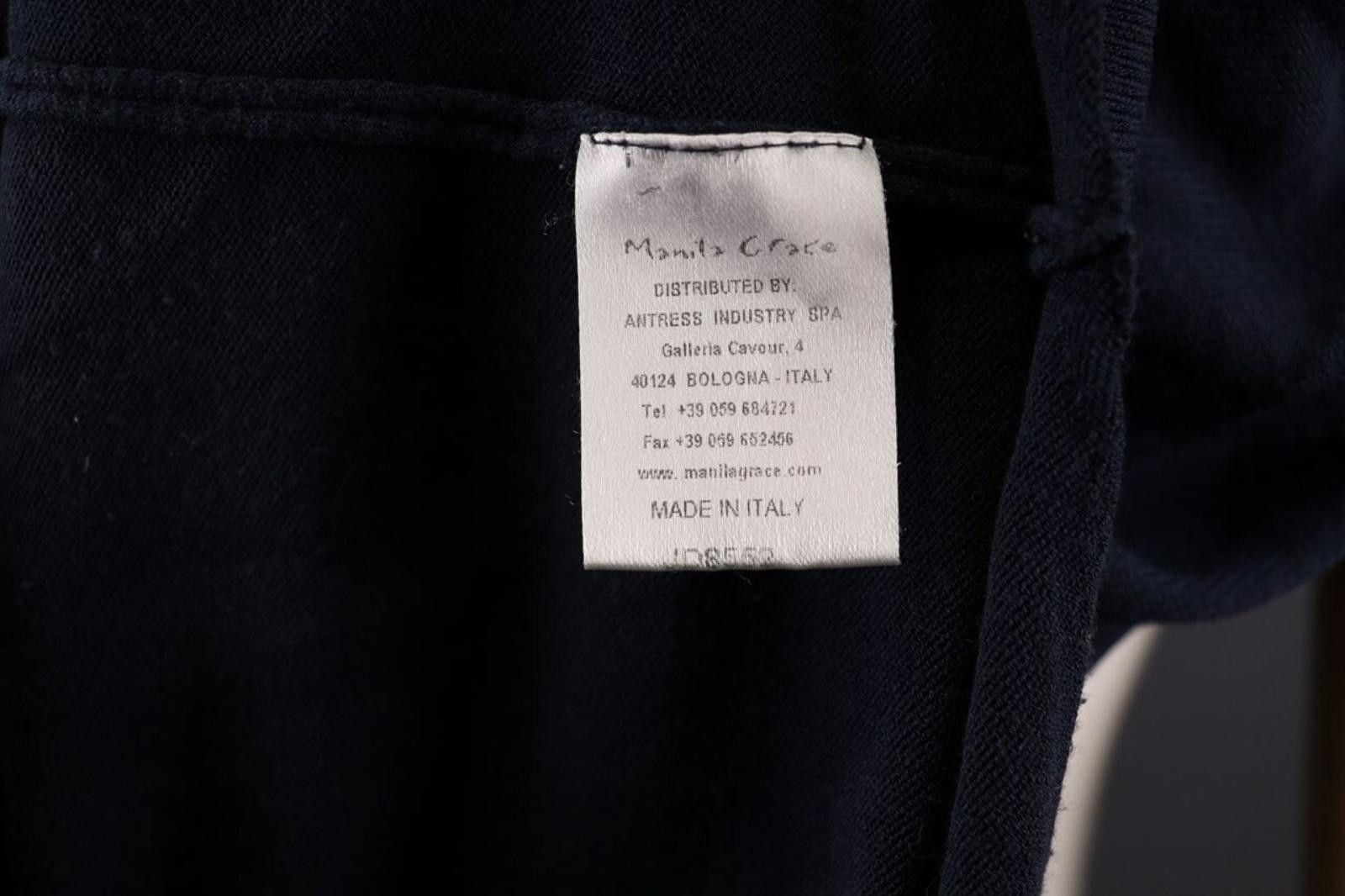 Designer Manila Grace Denim Lagenlook Back Zip Designed Size M / 4 Size S / US 4 / IT 40 - 10 Thumbnail