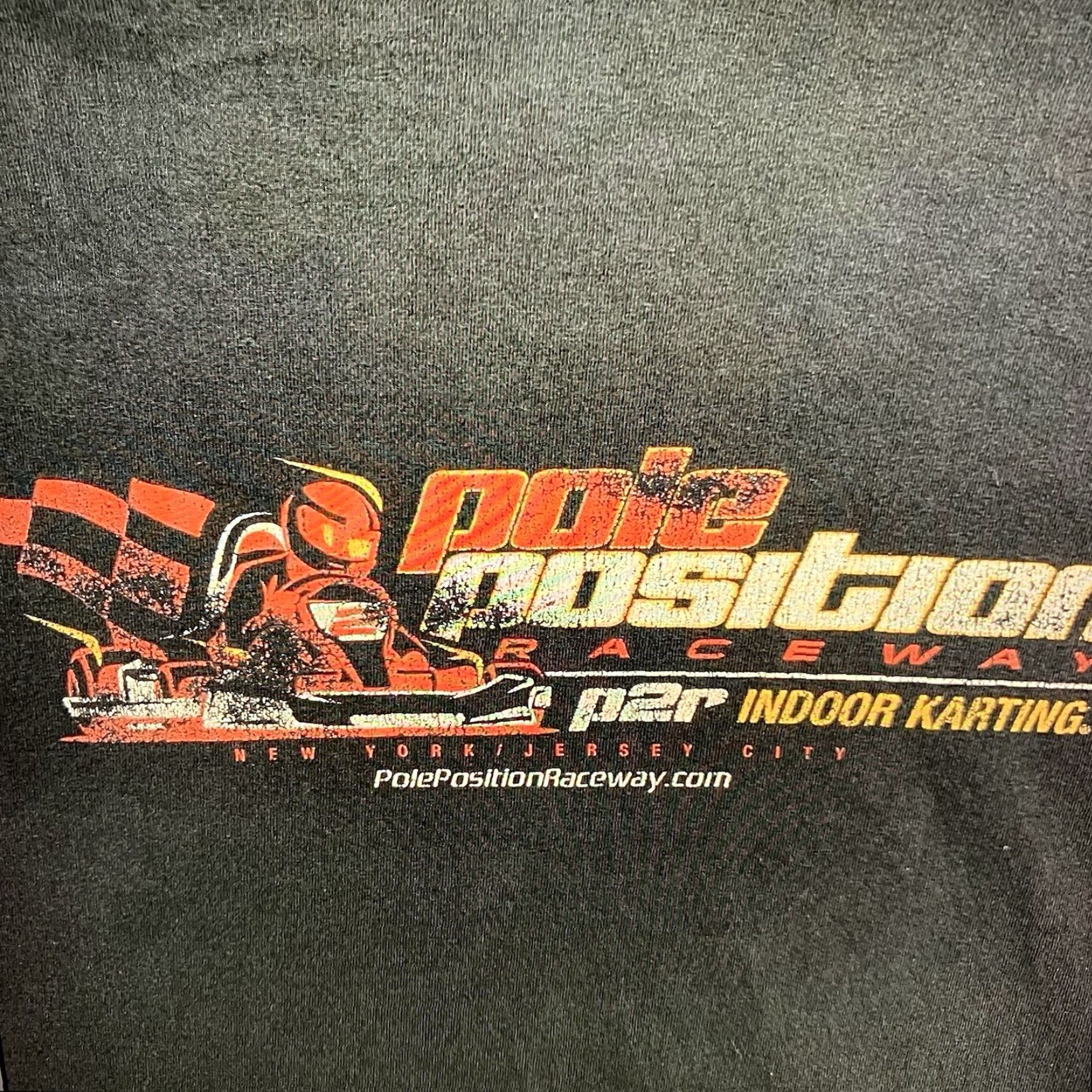 Gildan VINTAGE Gildan Men's T-Shirt 2XL Black Cotton Graphic Print Cars Karting 2000s Size US XXL / EU 58 / 5 - 4 Thumbnail