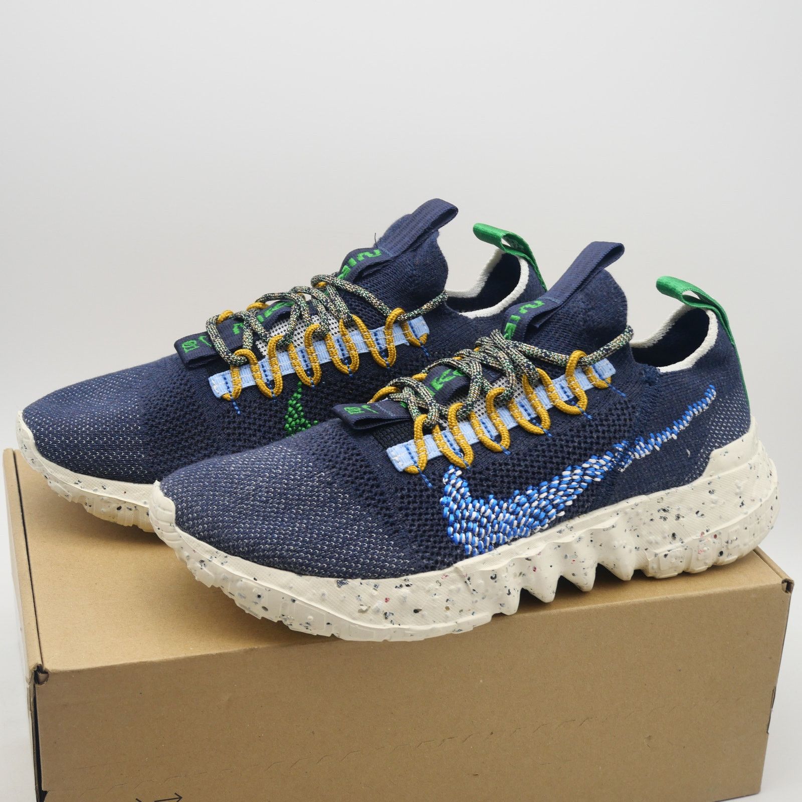 NEW Nike Space Hippie 01 Shoes Obsidian/Signal Blue Women's