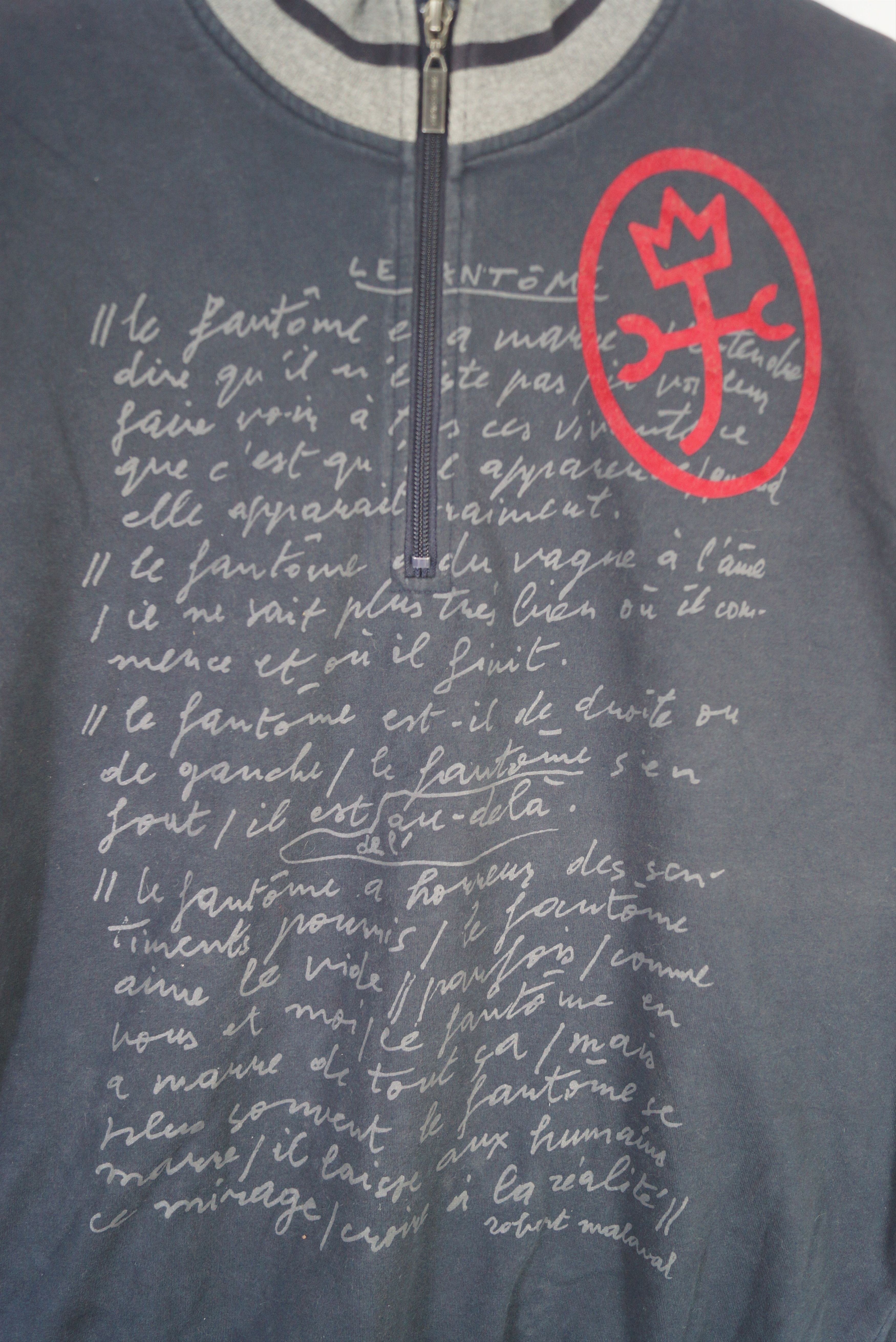 Jean Charles De Castelbajac × Vintage Castelbajac Swatshirt half Zipper Nice Design Size US L / EU 52-54 / 3 - 2 Thumbnail