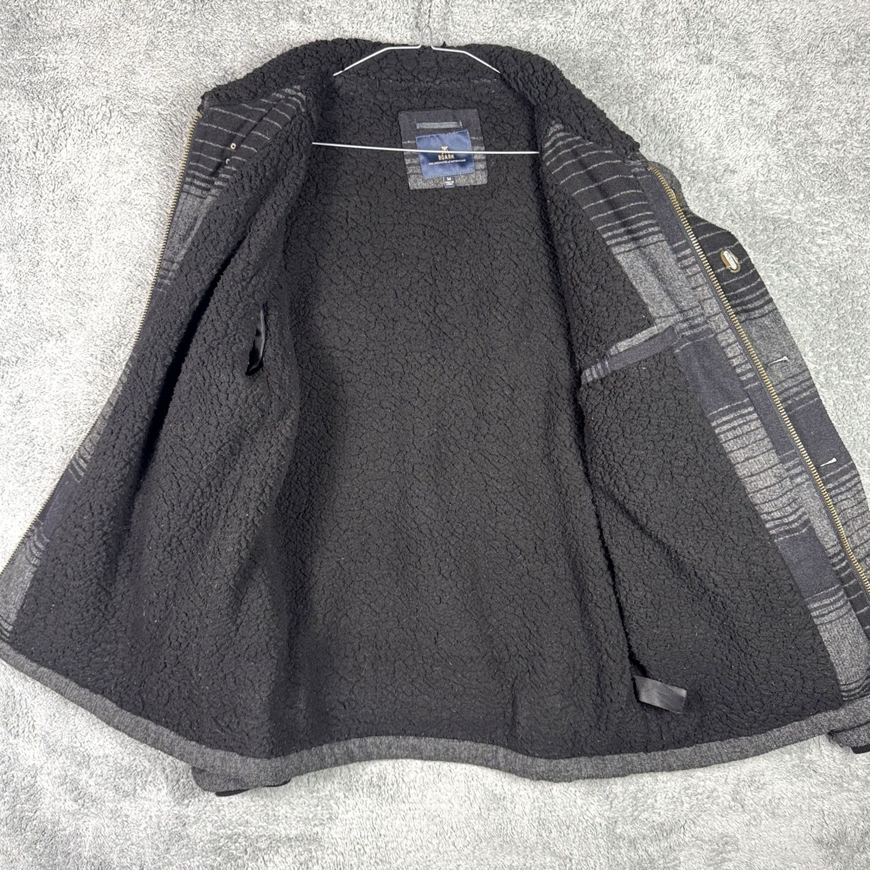 Roark VINTAGE Roark Axeman Jacket Men M Sherpa Wool Lined Utility Field Chore Outdoor Coat Size US M / EU 48-50 / 2 - 7 Thumbnail