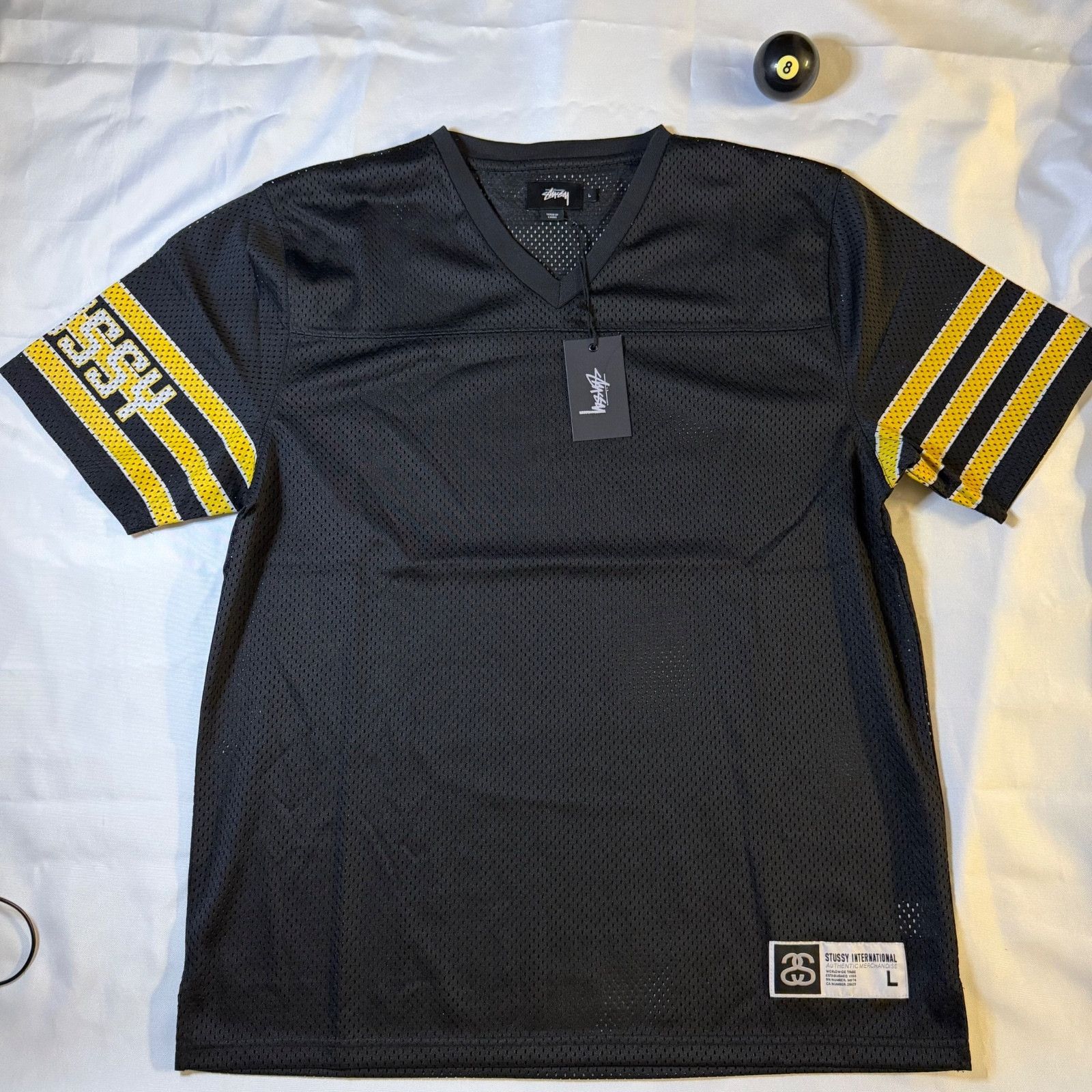 Stussy Stussy Football Polo Long Sleeve T-Shirt Jersey Brazil