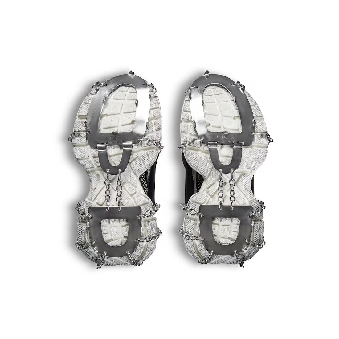 Balenciaga o1mt1gz0125 3XL Ski Sneakers in White/Black Size US 10 / EU 43 - 6 Thumbnail