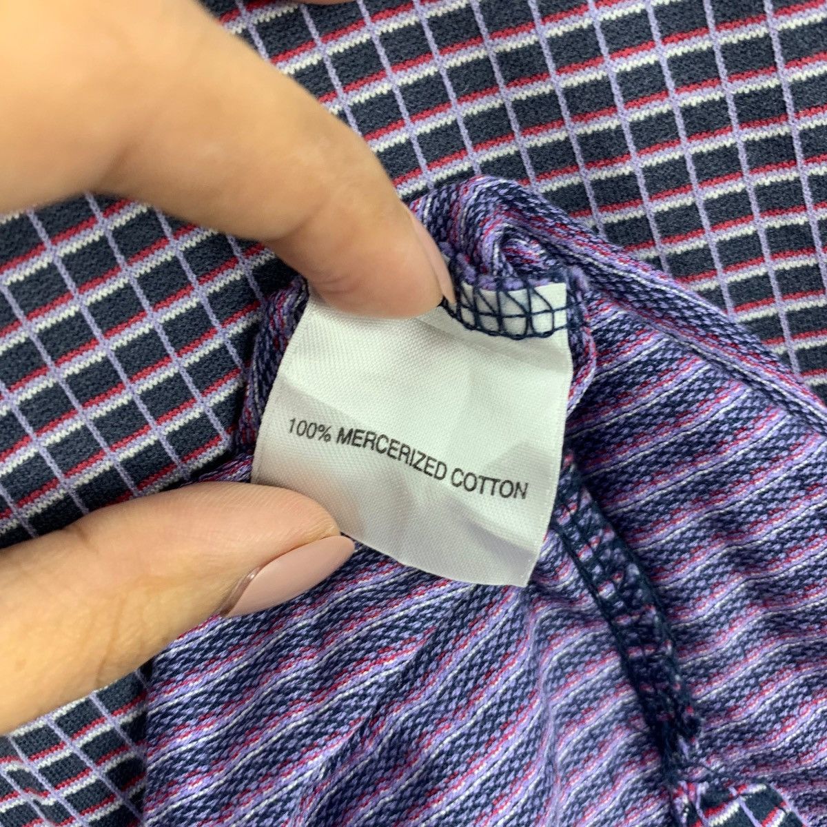 Jim Thompson Vintage JIM THOMPSON DESIGNER Nova Checks Polo Tee Shirt Top Size US S / EU 44-46 / 1 - 8 Thumbnail