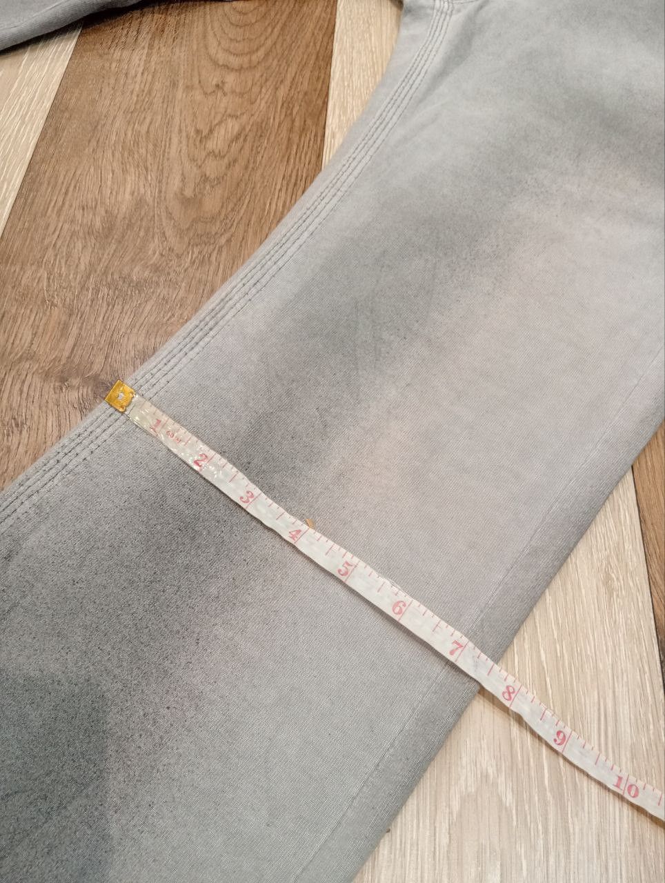 Neil Barrett BLACKBARRETT BY NEIL BARRETT LIGHT GRAY ACID JEANS Size US 33 - 20 Thumbnail