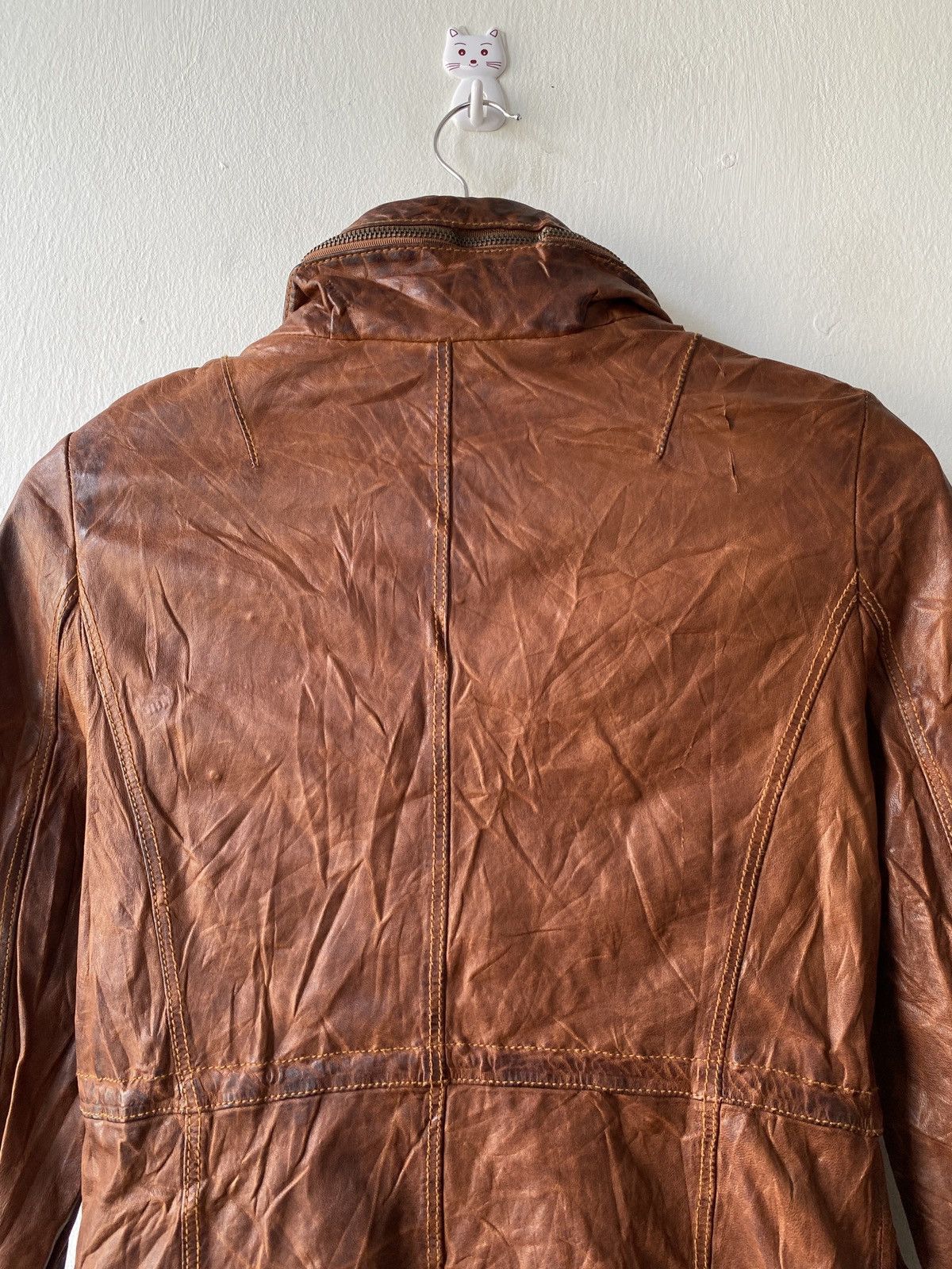 If Six Was Nine Japanese Brand GOA Multipocket Zipper Hoodie Leather Jacket Size US S / EU 44-46 / 1 - 9 Thumbnail
