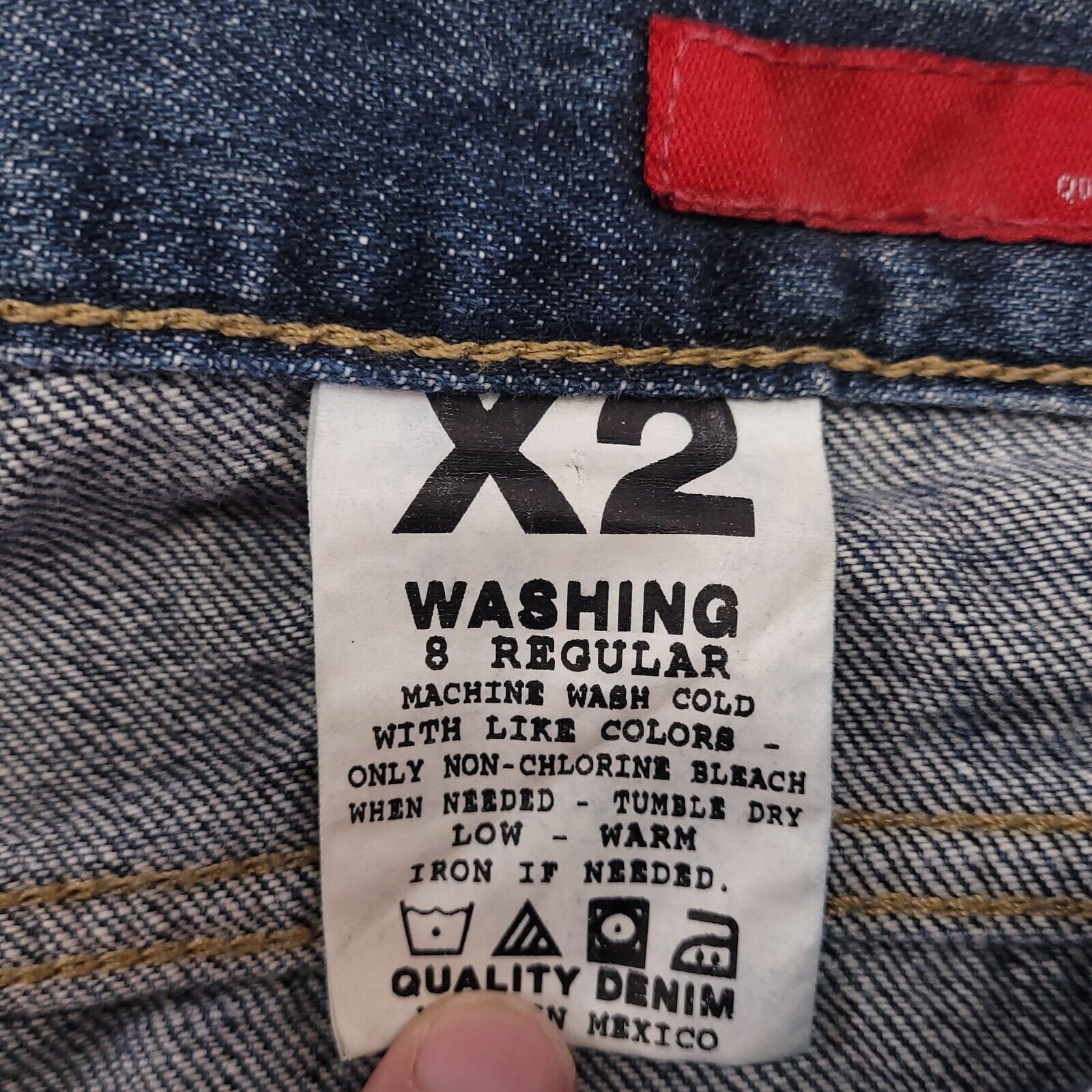 X2 X2 Button Zip Medium Wash Denim Jeans Womens Size 8 Blue Size 30" / US 8 / IT 44 - 3 Thumbnail