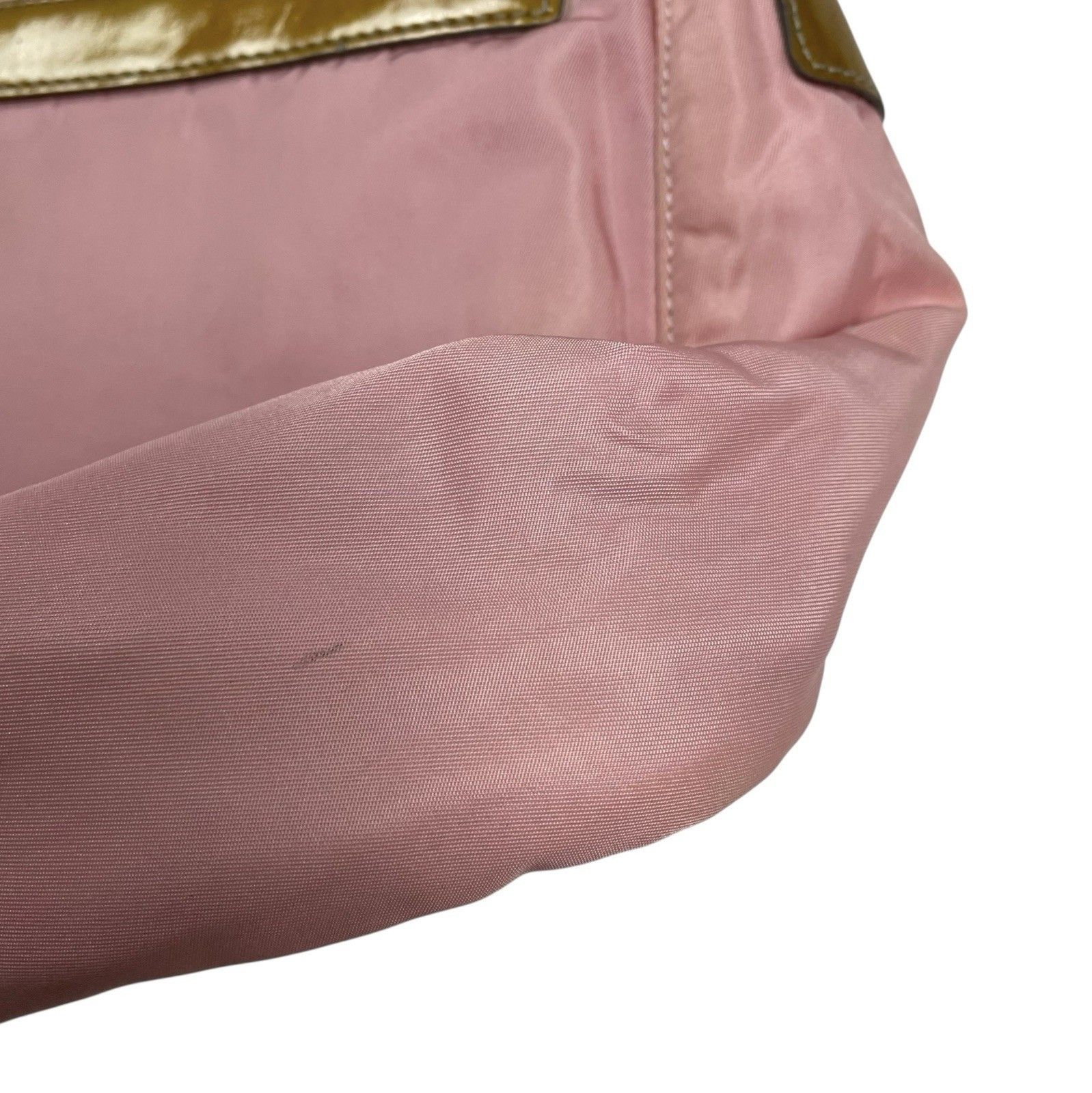 Prada Prada Shoulder Bag Pink Nylon Crossbody Bag Size ONE SIZE - 4 Thumbnail