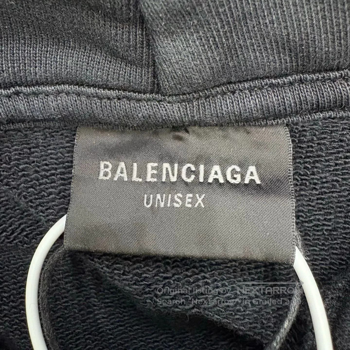 Balenciaga balenciaga black logo hoodie for men. Size US M / EU 48-50 / 2 - 3 Thumbnail