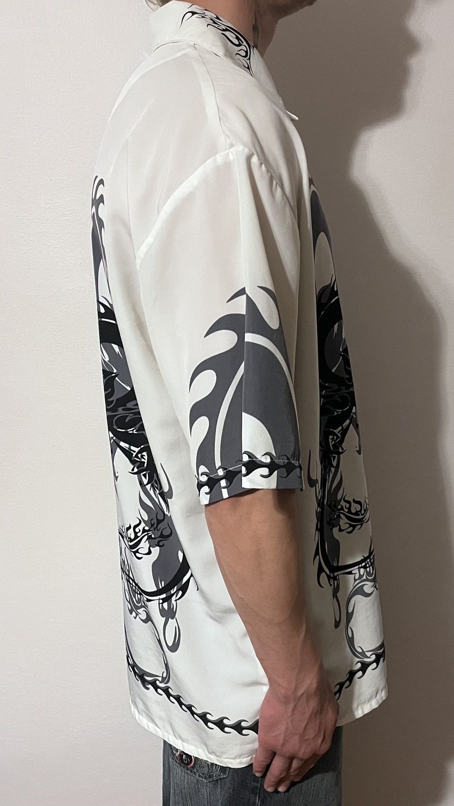 Other Vintage Y2K Dragon Button Up Shirt 🔥 Japanese style Size US XXL / EU 58 / 5 - 2 Thumbnail