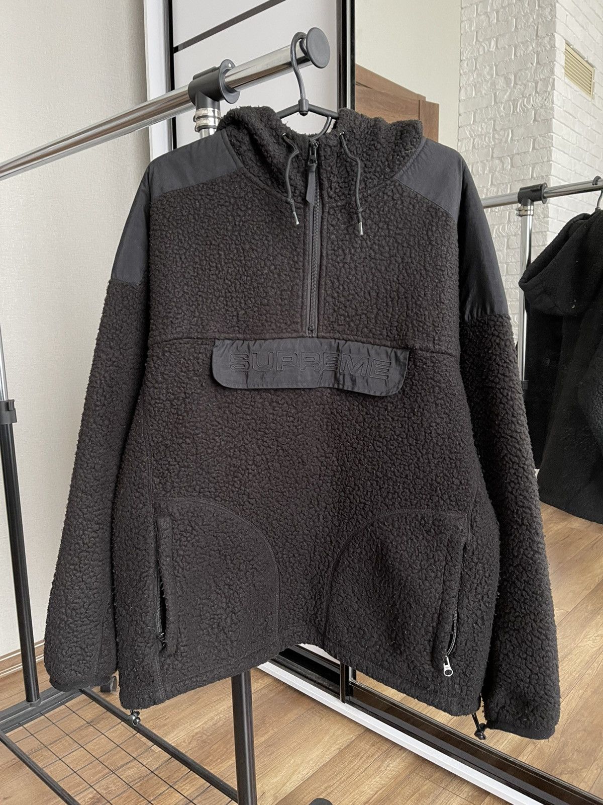 Supreme Supreme Polartec Fleece Hoodie Pullover Size US L / EU 52-54 / 3 - 1 Thumbnail