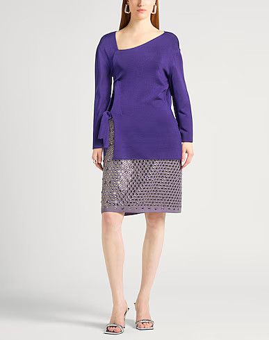 Tom Ford o1w1db10225 MAK1184 Sweater in Violet Size M / US 6-8 / IT 42-44 - 2 Thumbnail