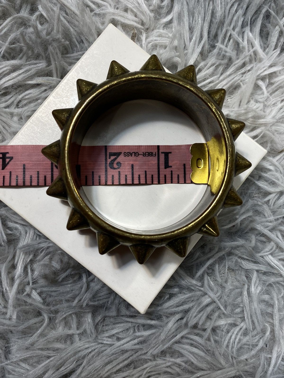 Jewelry Vintage Brass Spike Bangle | Japanese Brand Size ONE SIZE - 10 Thumbnail