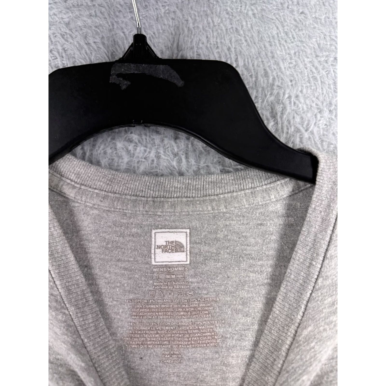 The North Face The North Face Shirt Men Adult M Gray Short Sleeve Crew Neck Cotton Jersey T-Shirt Outdoor with Pockets Size US M / EU 48-50 / 2 - 7 Thumbnail
