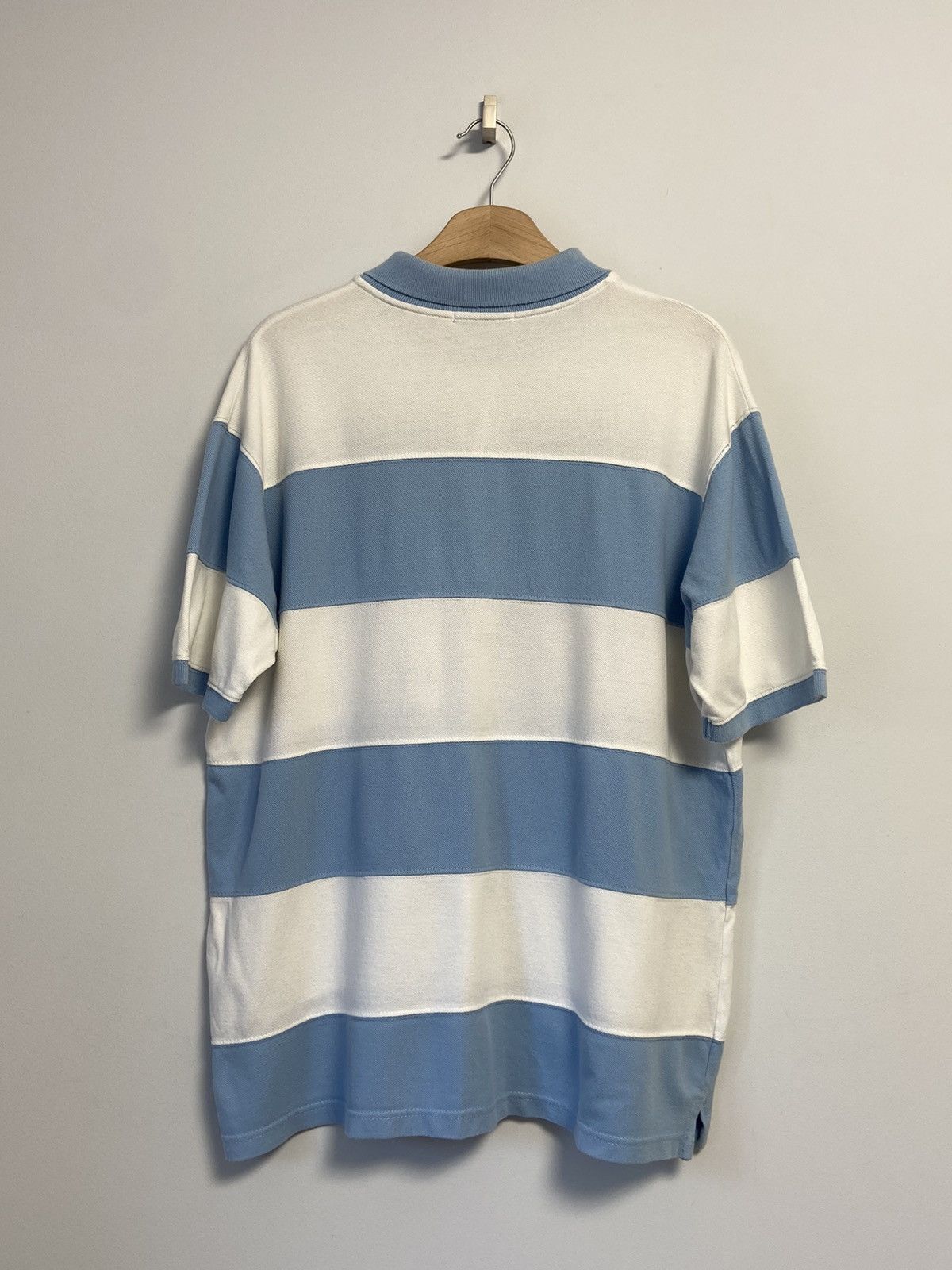 Fred Perry 💥Fred Perry Polo big white with a blue stripe Size US XL / EU 56 / 4 - 11 Thumbnail