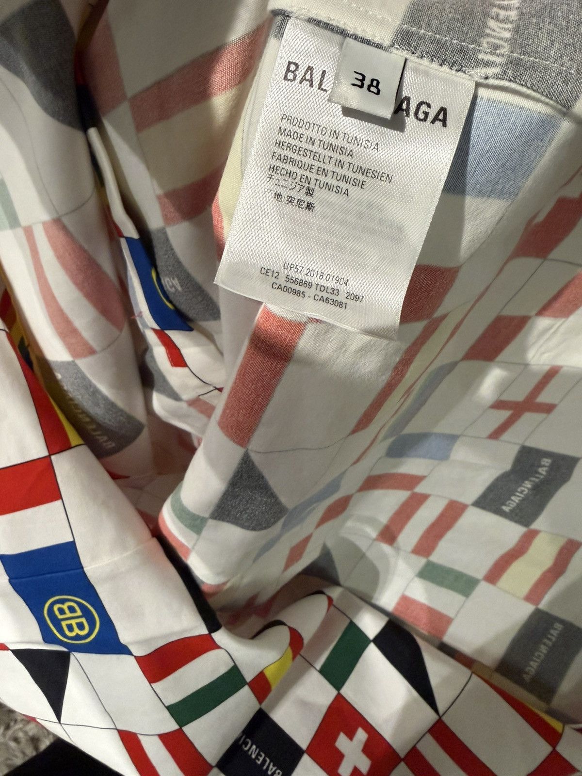 Balenciaga Balenciaga multicolored check Poplin shirt Size US M / EU 48-50 / 2 - 5 Thumbnail