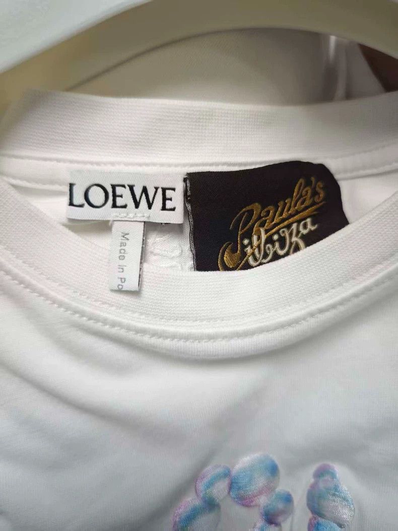 Loewe LOEWE White bubble short sleeve T-shirt Size XS / US 0-2 / IT 36-38 - 3 Thumbnail