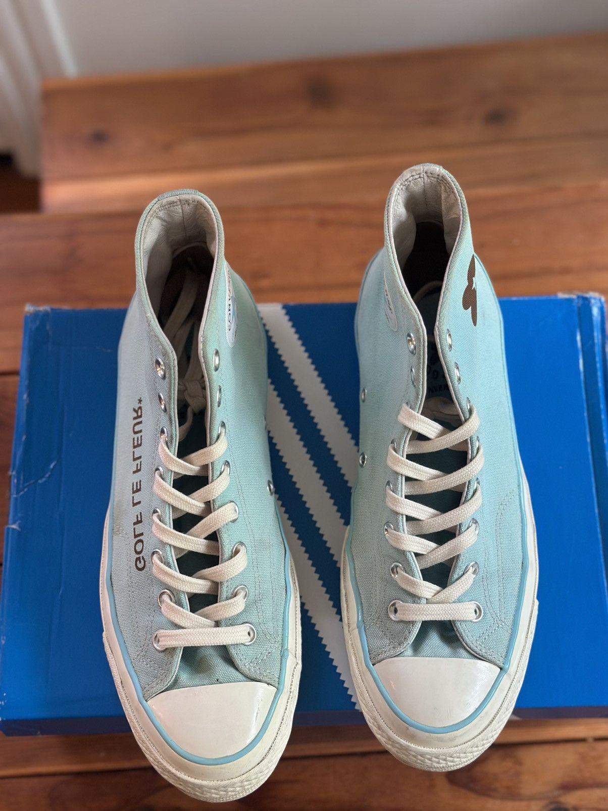 Converse Golf Le Fleur x Chuck 70 High Blue Size US 10.5 / EU 43-44 - 6 Thumbnail