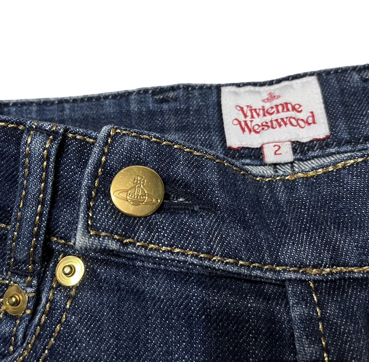 Vivienne Westwood Vivien Westwood embroided logo jeans Size 29" - 6 Thumbnail