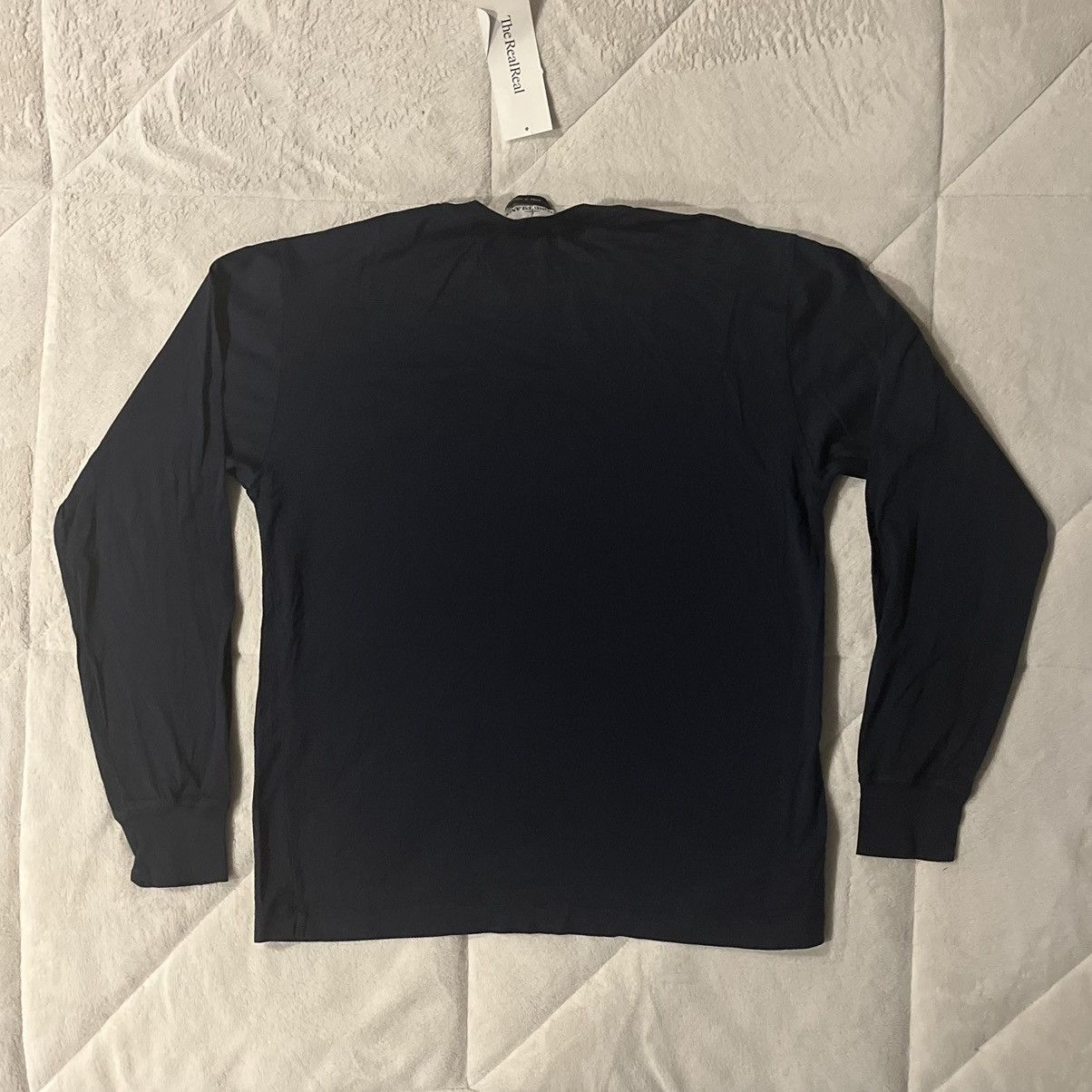 Stone Island Stone Island Italy Dark Navy Long Sleeve Patch T-Shirt Small Size US S / EU 44-46 / 1 - 2 Thumbnail