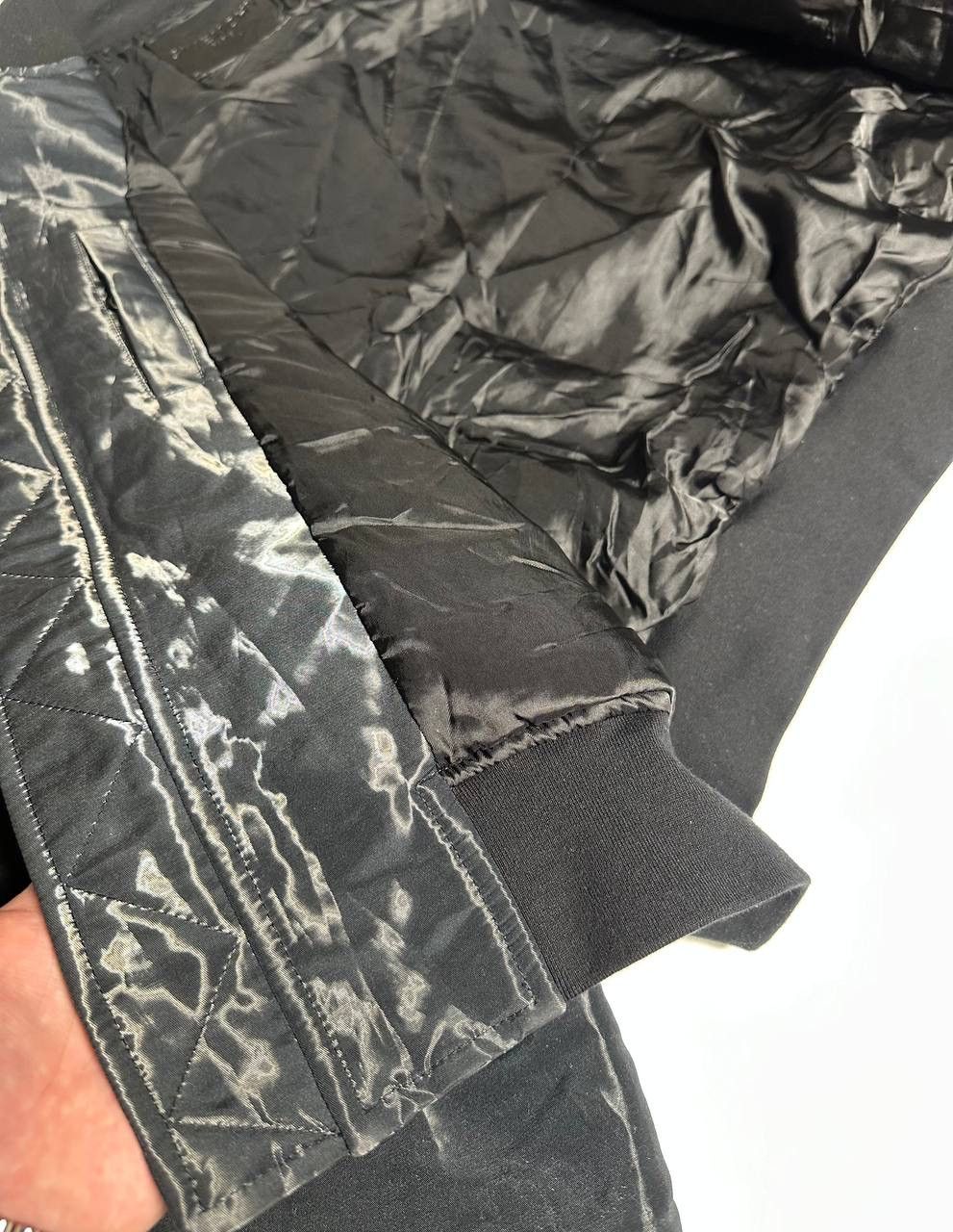 Givenchy Givenchy Black Patch Wet Effect Bomber Jacket Mens XL Size US XL / EU 56 / 4 - 10 Thumbnail