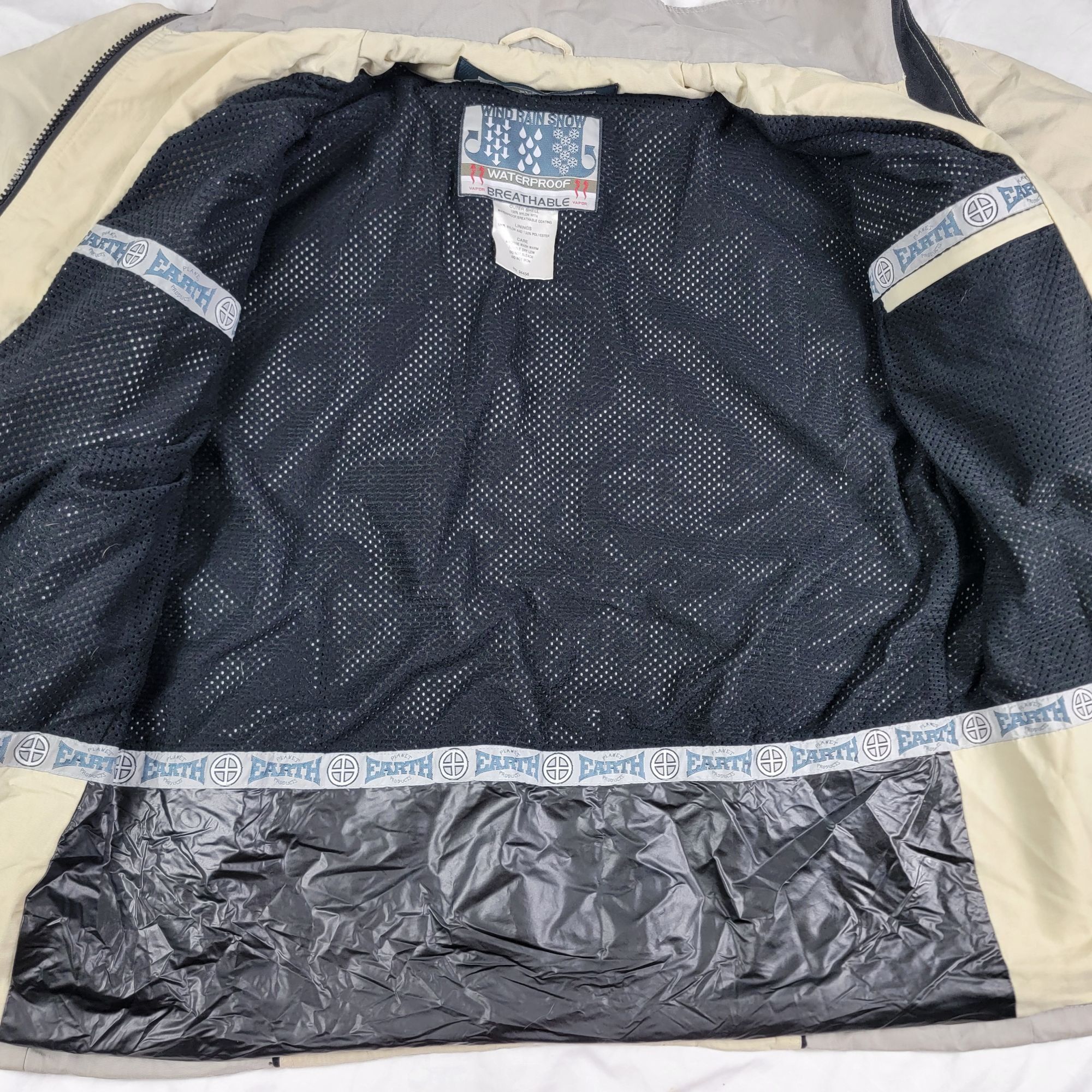 Other Planet Earth Products Mens XL Beige Waterproof Jacket Winter Size US XL / EU 56 / 4 - 3 Thumbnail
