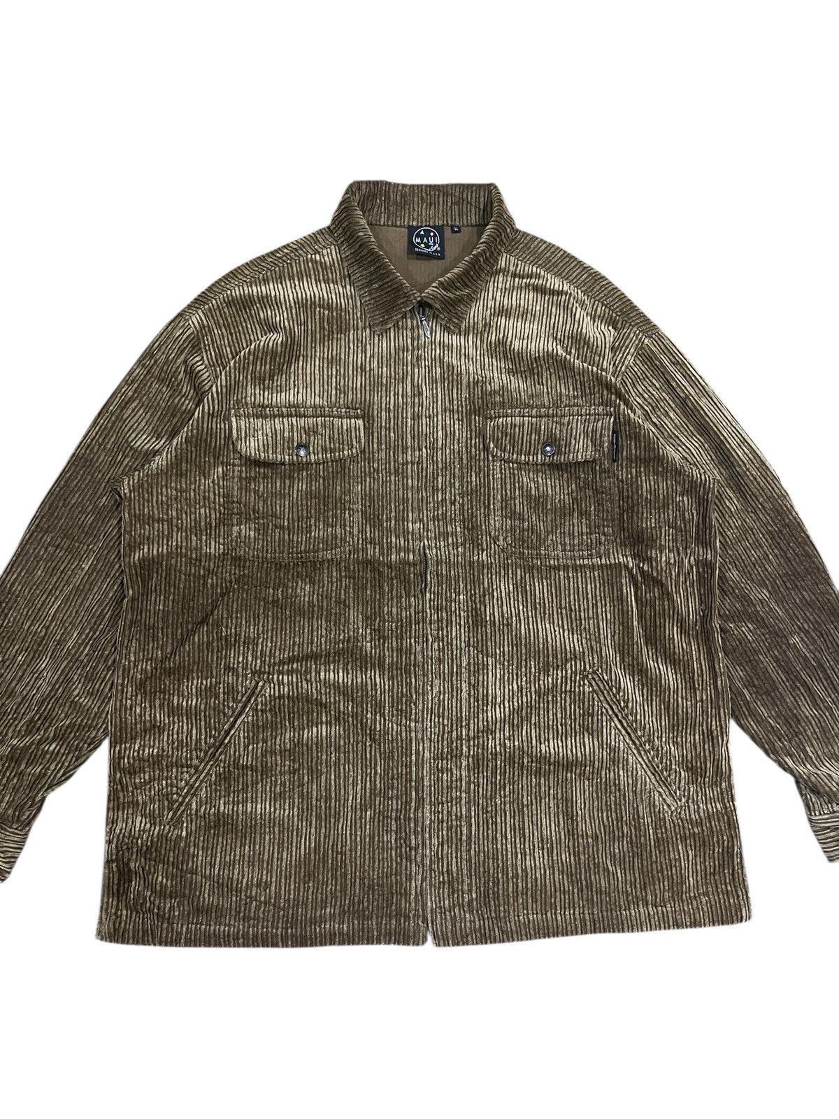 Maui and Sons vintage MAUI AND SONS corduroy jaket Size US XL / EU 56 / 4 - 4 Thumbnail