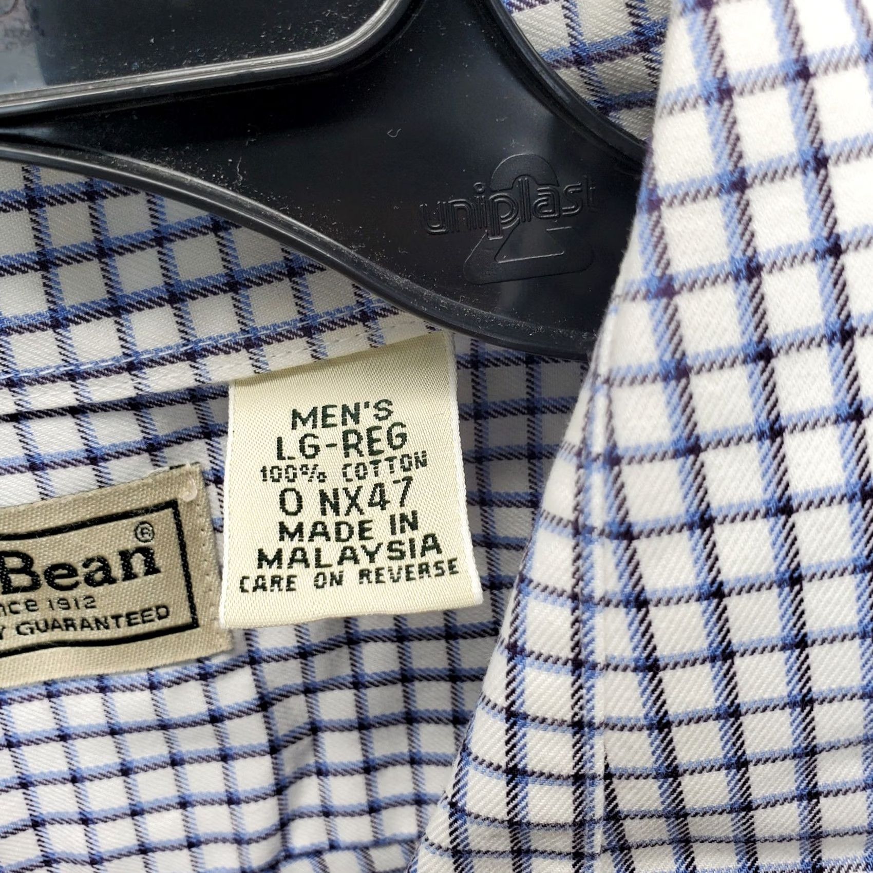 Vintage L.L. Bean Shirt Mens Large Multi Checkered Wrinkle Resistant Collared Button Up Size US L / EU 52-54 / 3 - 5 Thumbnail