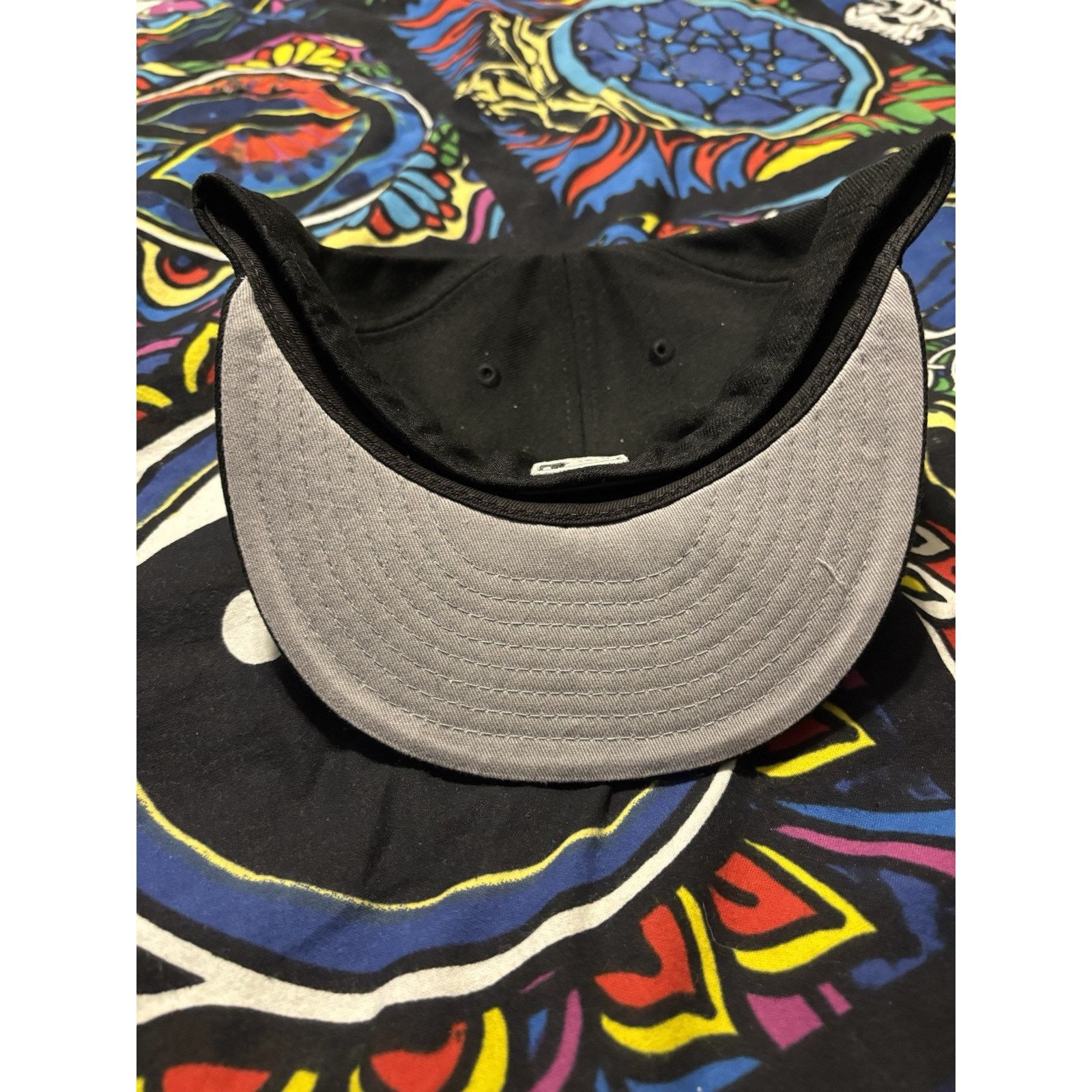 New Era MLB Los Angeles Dodgers Hat New Era 7 3/8 Flex Fit Black Size ONE SIZE - 6 Thumbnail