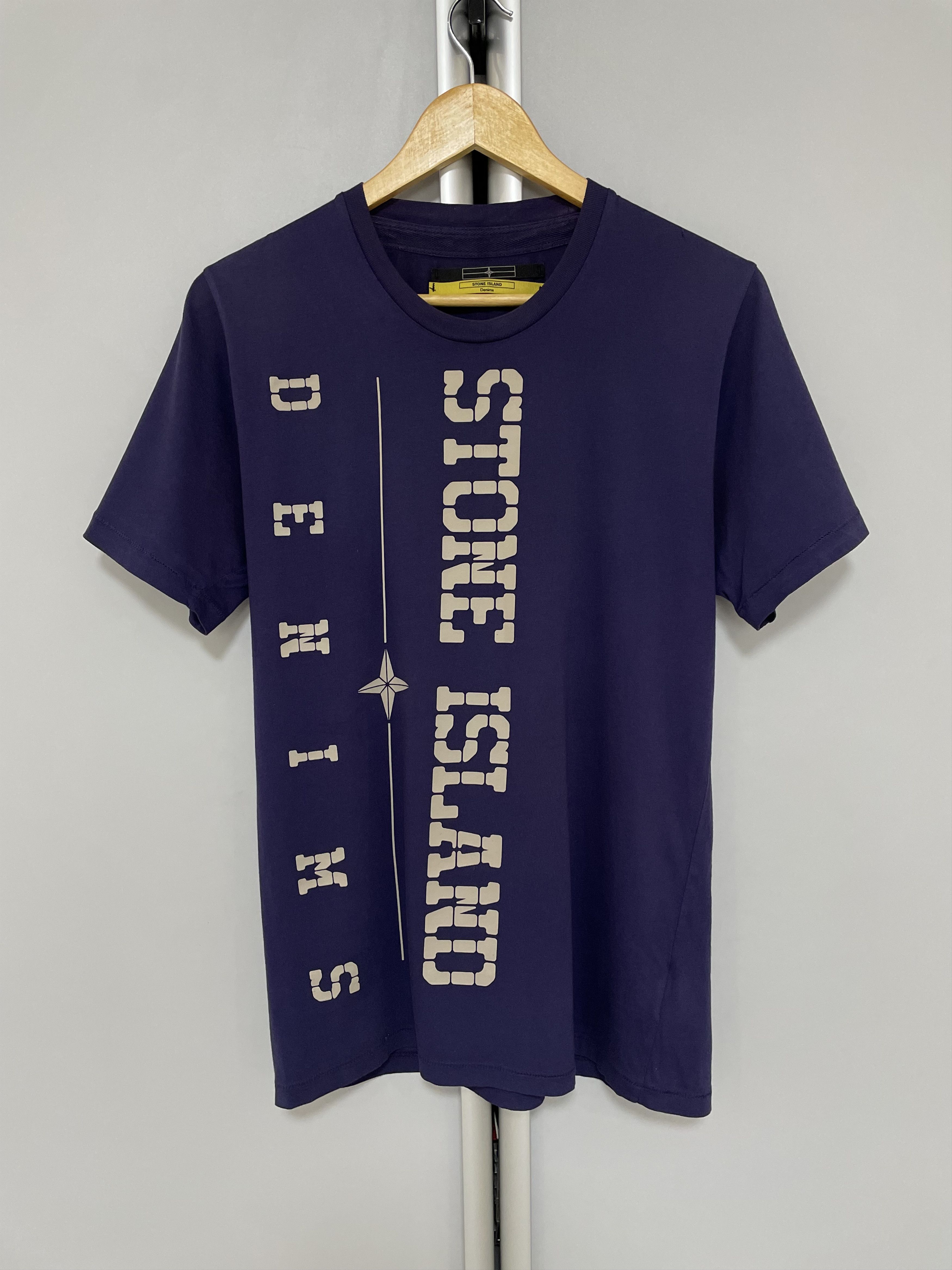 Stone Island STONE ISLAND Denims T-Shirt Tee Big Logo Vintage Streetwear Size US M / EU 48-50 / 2 - 2 Thumbnail