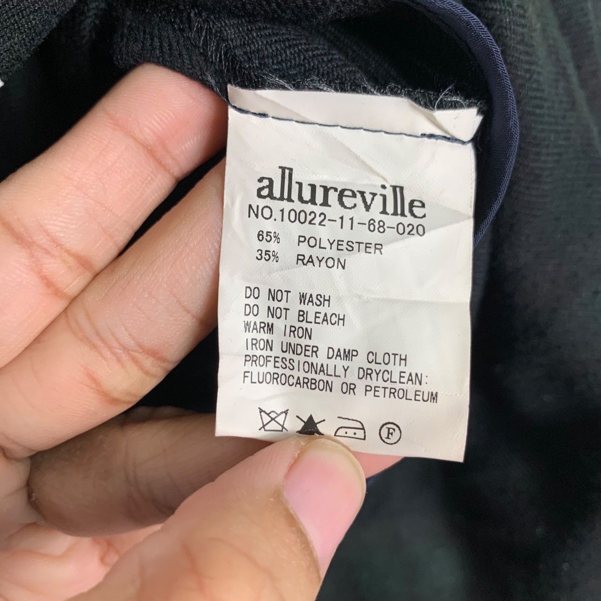 Japanese Brand ALLUREVILLE Made in Japan Poly Rayon Overcoat #1650-C73 Size US S / EU 44-46 / 1 - 17 Thumbnail