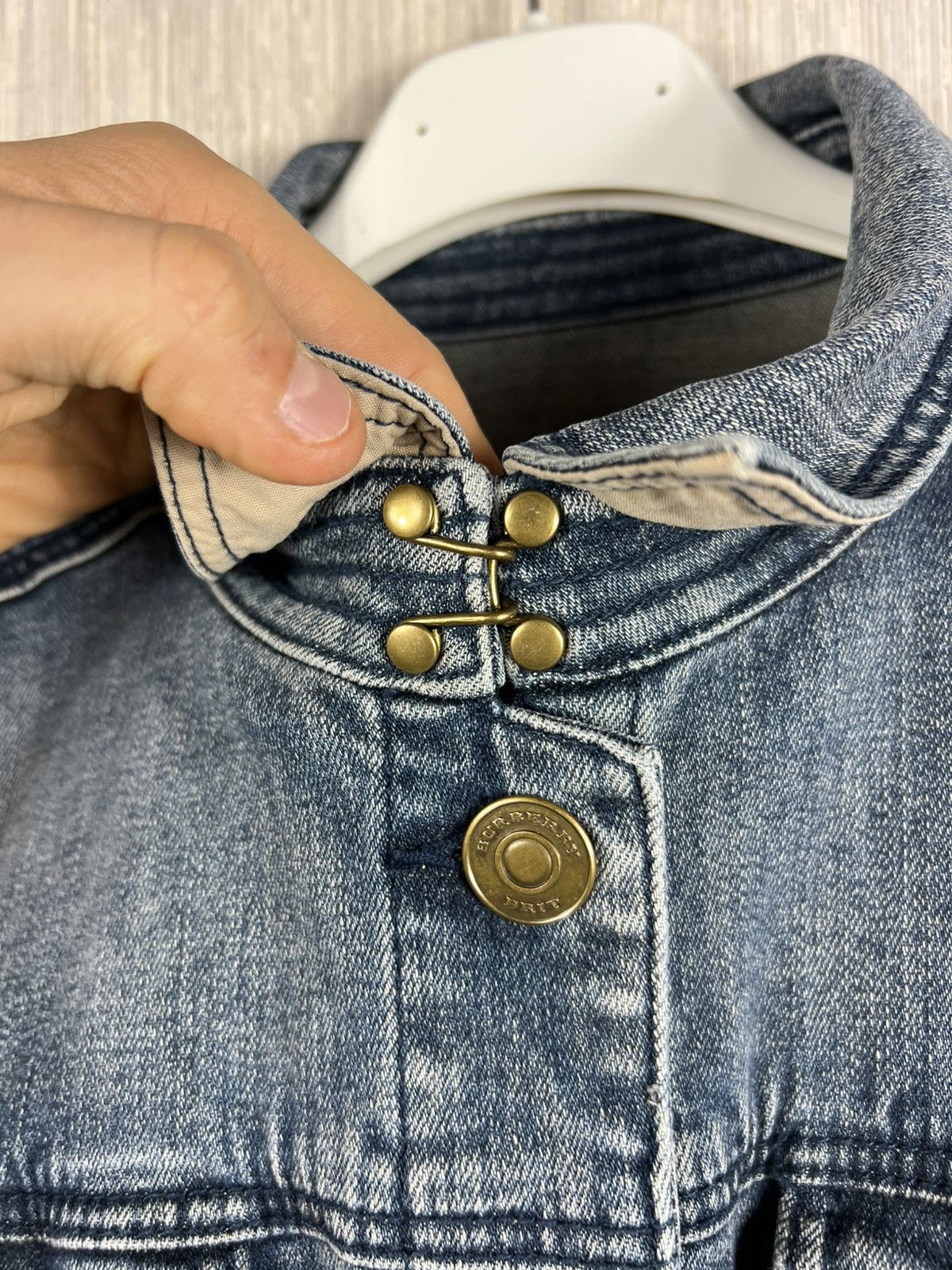 Burberry Burberry Brit denim jacket jeans old money luxury washed Size XL / US 12-14 / IT 48-50 - 14 Thumbnail