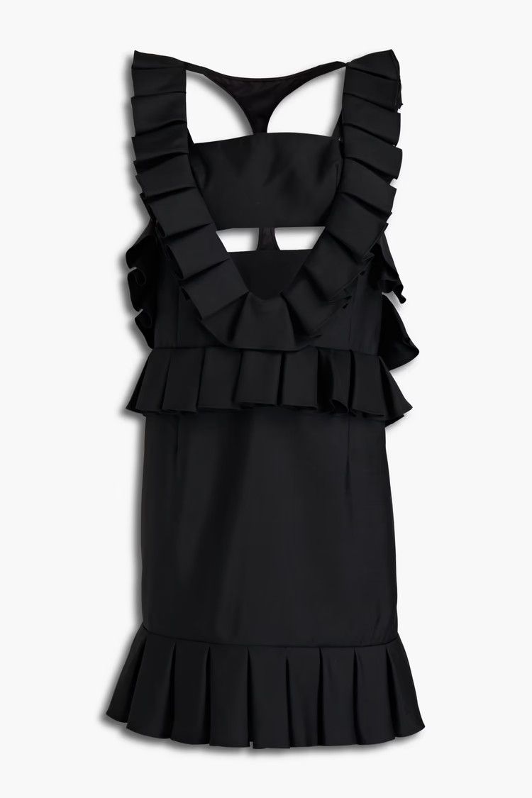 Valentino o1y0326 Mini Dress in Black Size S / US 4 / IT 40 - 1 Thumbnail